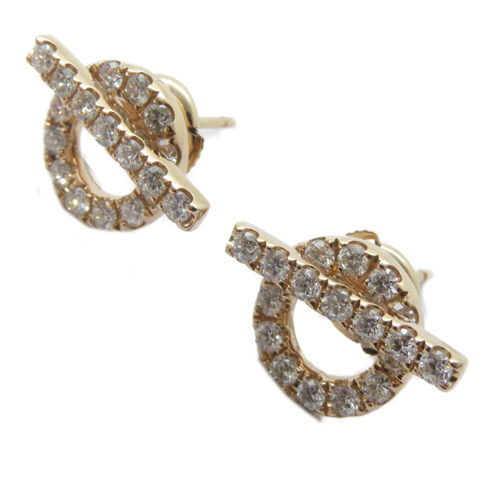 JEWELRY 18K玫瑰金Diamond Earrings鑽石耳環