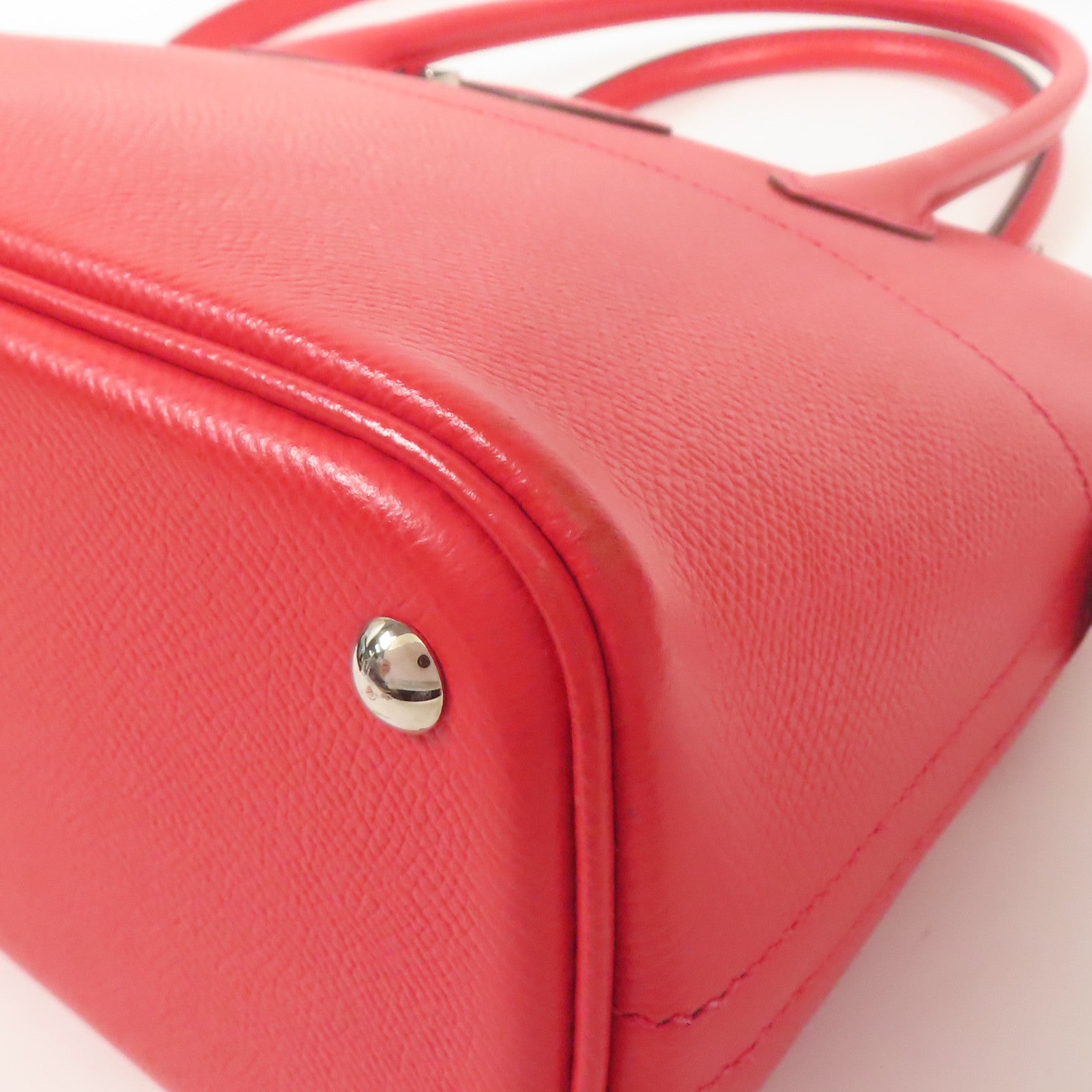 HERMES Epsom皮革Bolide 27銀扣手挽肩背兩用袋Bougainvillea