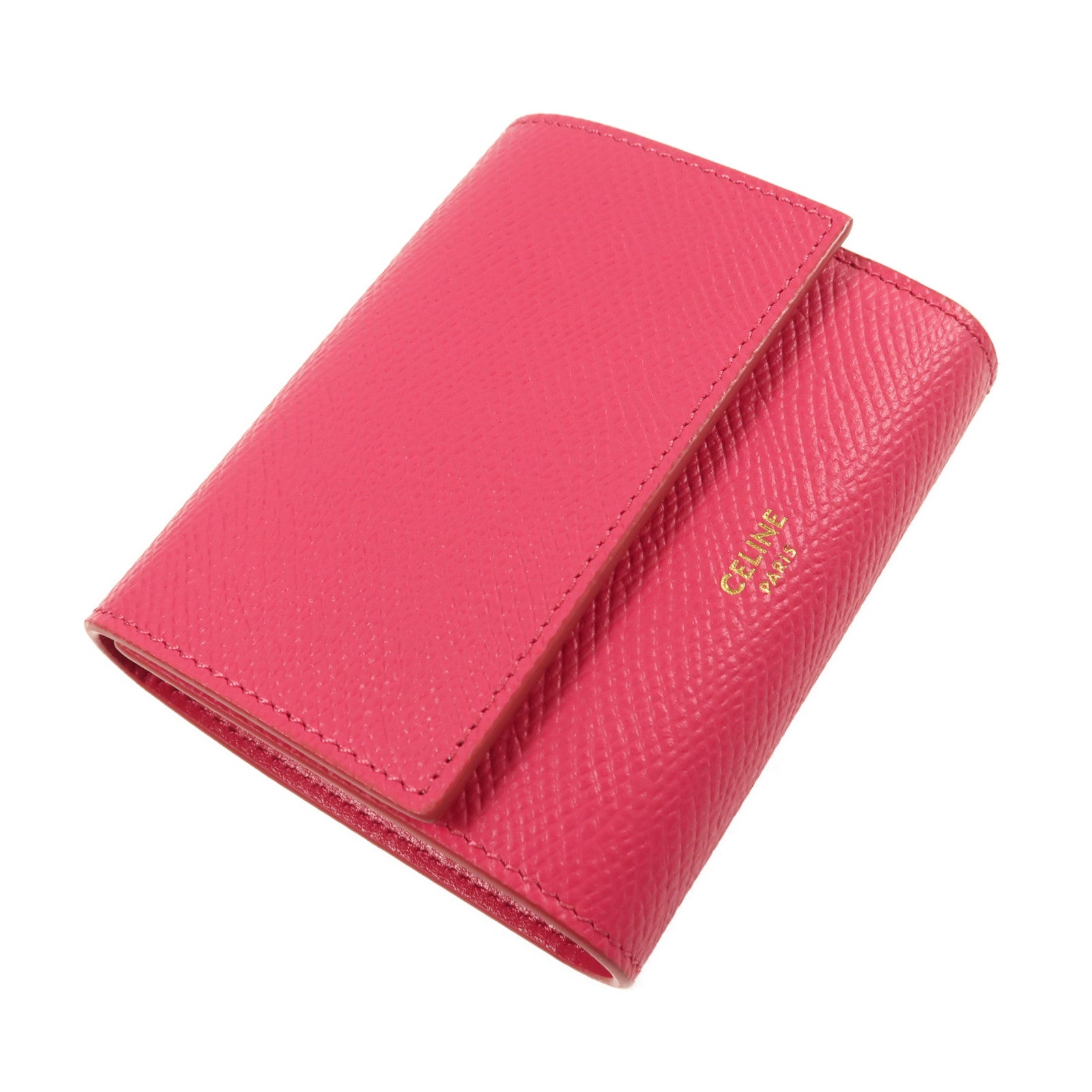 CELINE 牛皮皮革Wallet錢包粉紅色