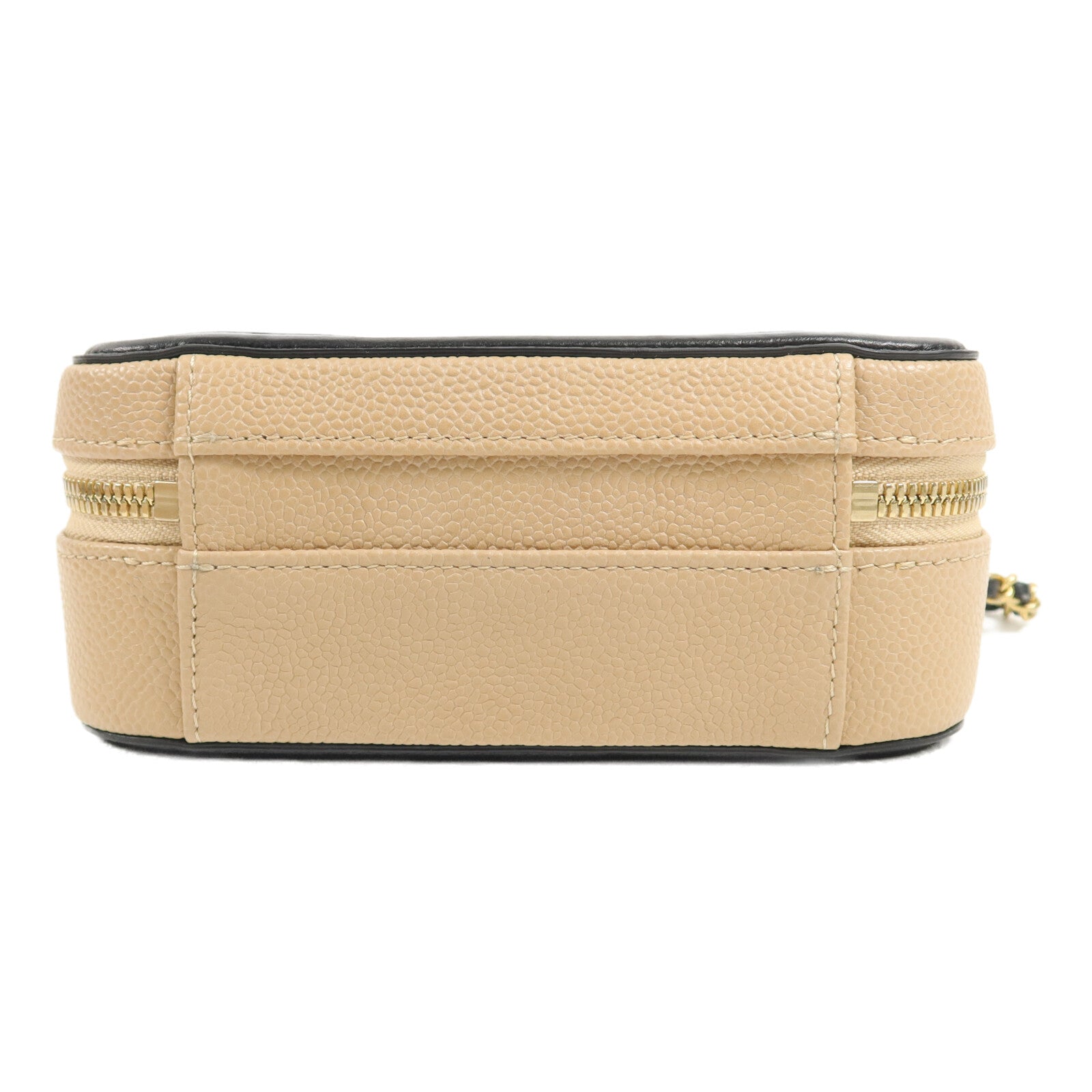 CHANEL 牛皮皮革CC Filigree Vanity Case Small手挽肩背兩用袋