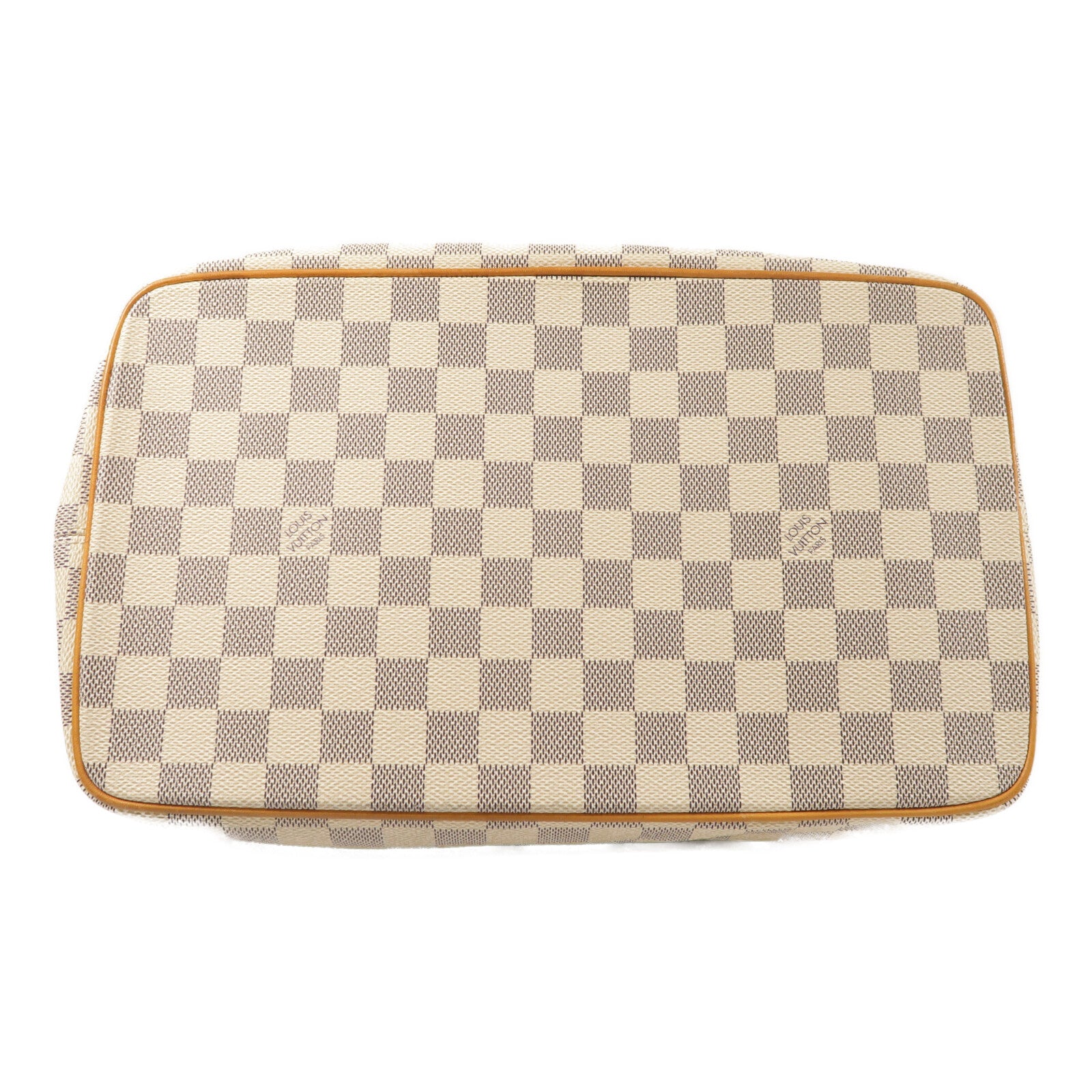 LOUIS VUITTON Damier Azur Saleya MM金扣肩背袋
