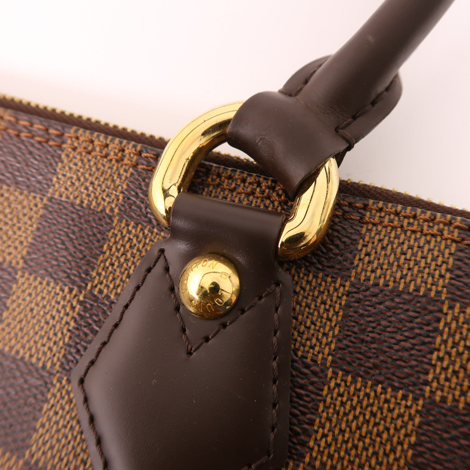 LOUIS VUITTON LV GHW Saleya PM Shoulder Handbag N51183 Damier Brown