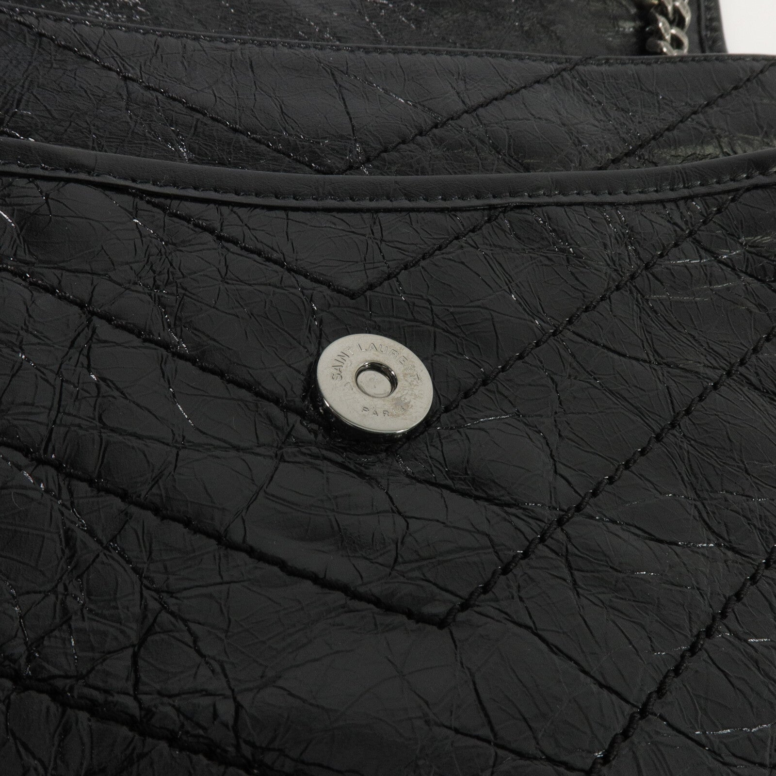 SAINT LAURENT 牛皮皮革Niki Medium鏈帶肩背袋