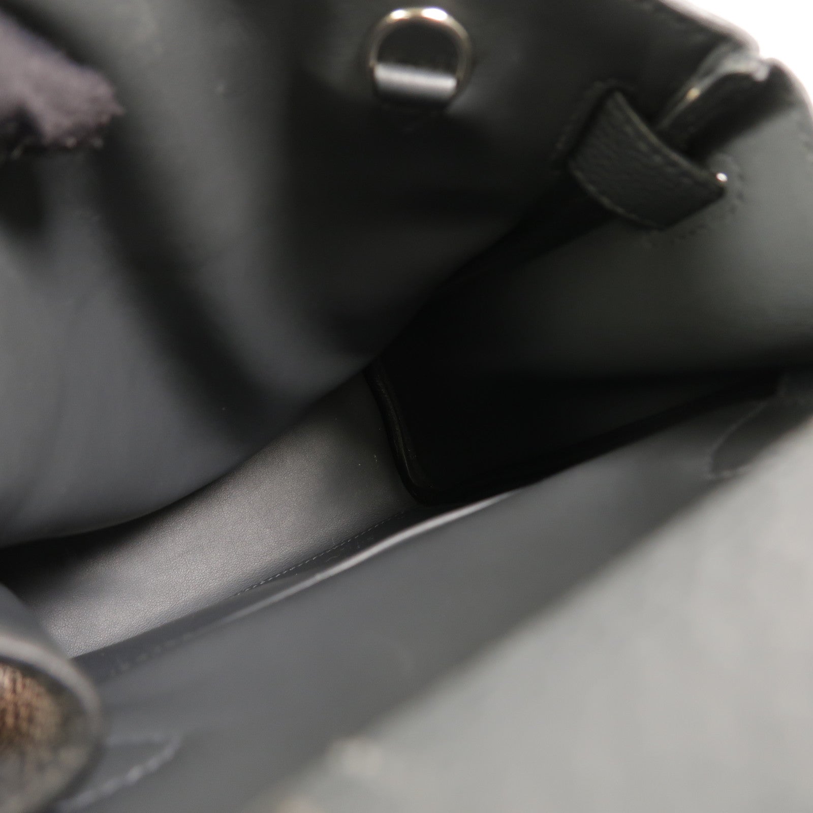 HERMES Togo皮革Hac A Dos PM背包Gris Misty