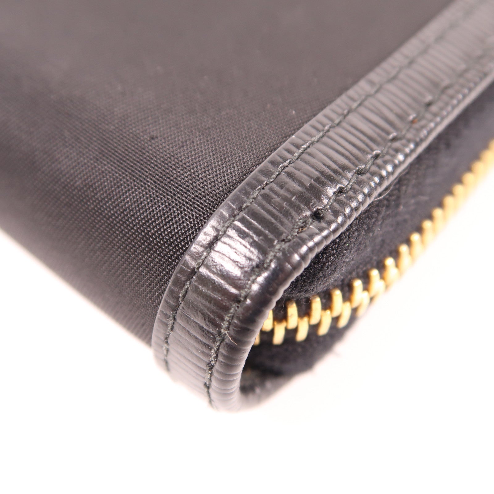 PRADA SHW Long Wallet Nylon Black