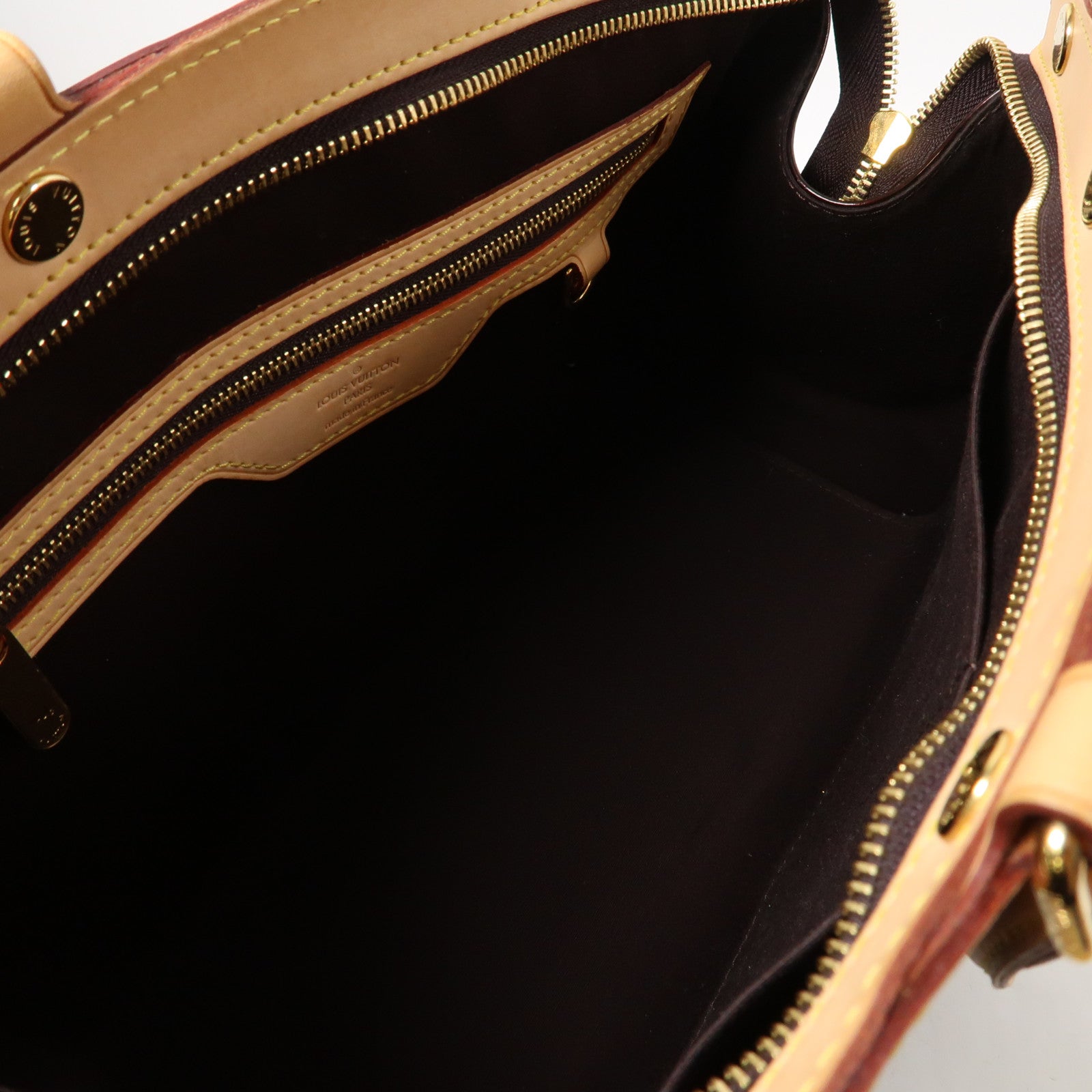 LOUIS VUITTON 【激減優惠】Monogram Vernis Brea MM金扣手挽肩背兩用袋紅色