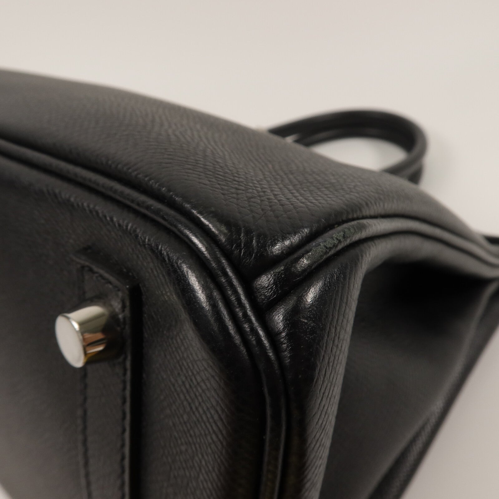 HERMES Epsom皮革Birkin 30手挽袋Noir