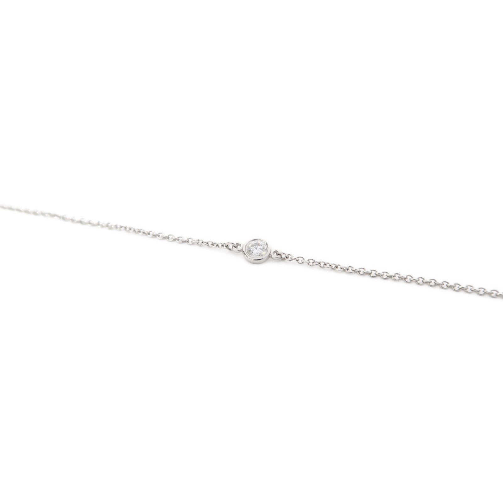 TIFFANY＆CO 【激減優惠】Pt950鉑金Elsa Peretti Bracelet手鏈