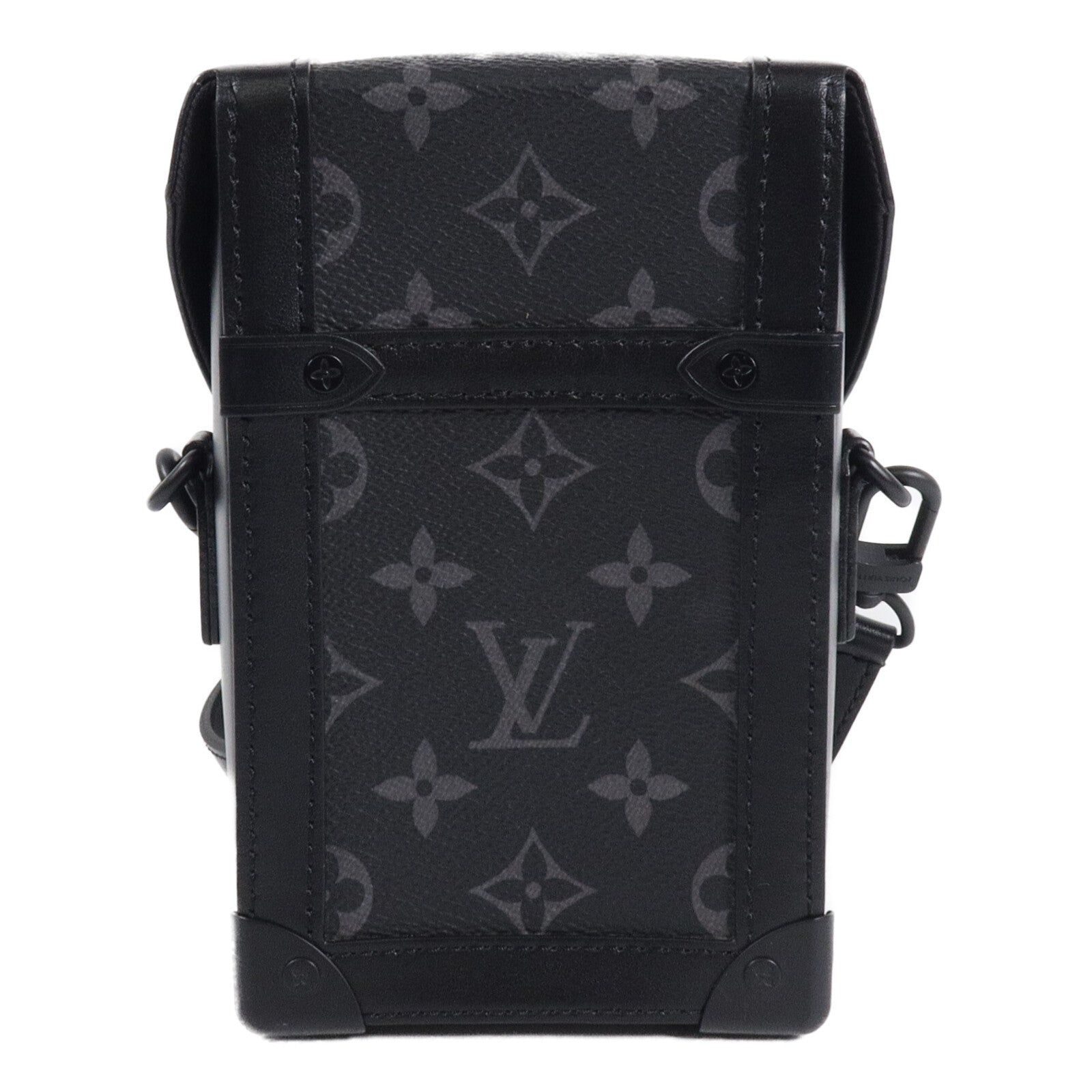 LOUIS VUITTON Monogram Eclipse Trunk Vertical肩背袋