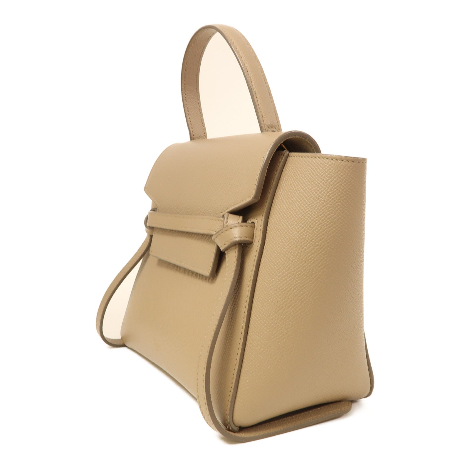 CELINE 牛皮皮革Nano Belt Bag金扣手挽肩背兩用袋