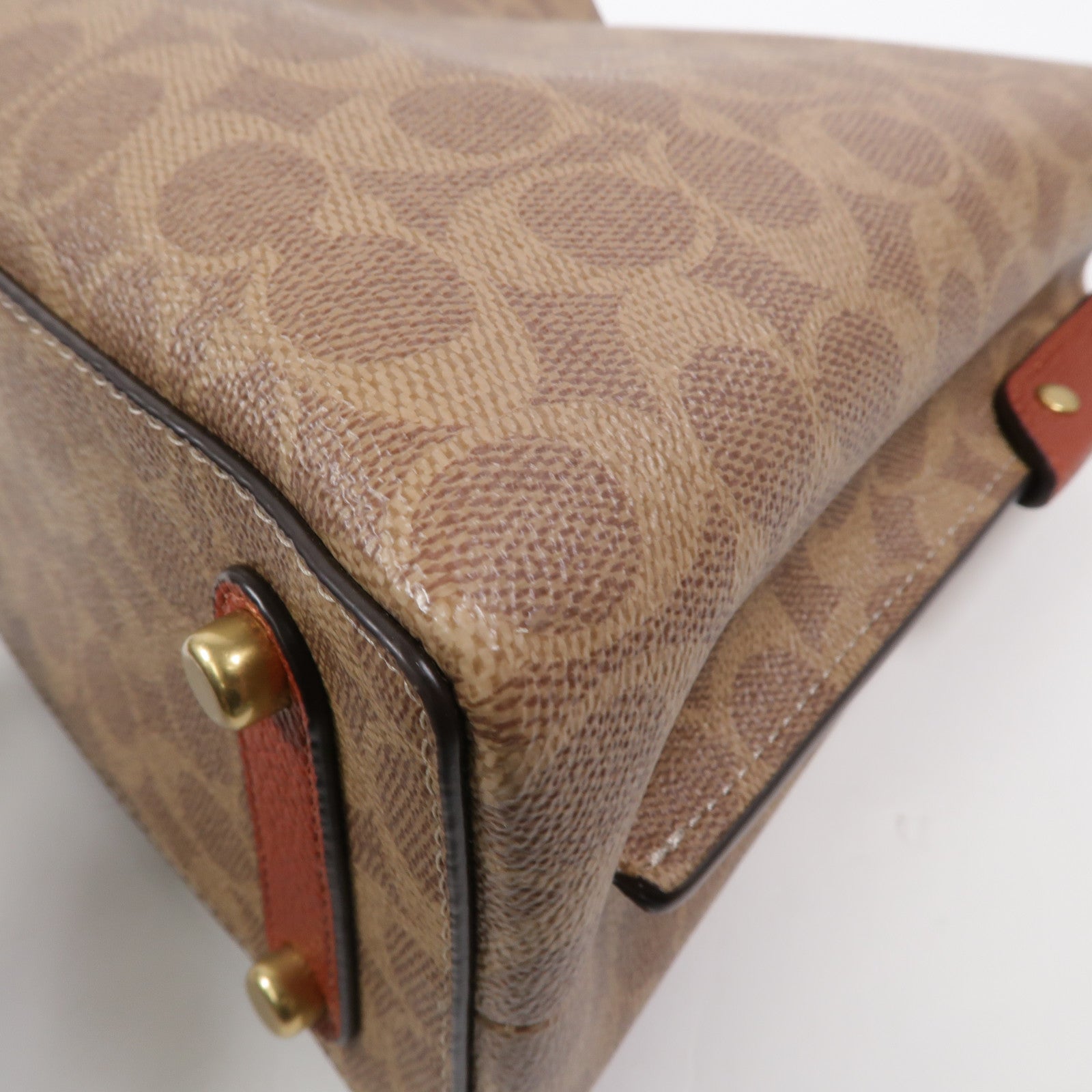 COACH 塗層帆布Shoulder Bag肩背袋
