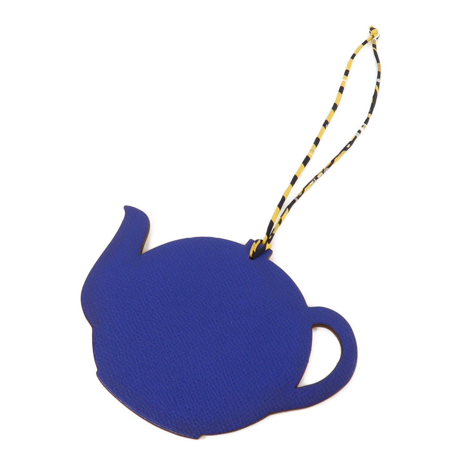 HERMES 【激減優惠】Epsom皮革/Clemence皮革Tea Pot Charm掛飾芥末色