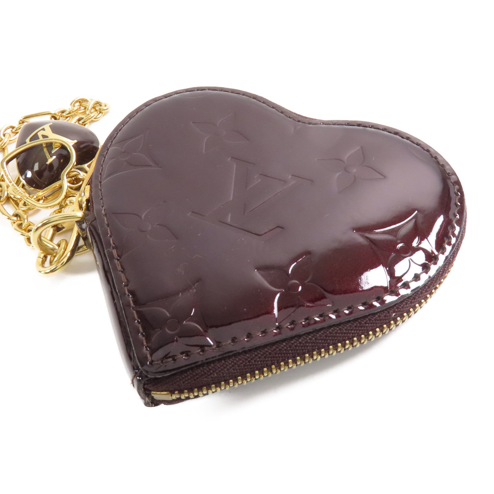 LOUIS VUITTON Vernis Coin Case金扣零錢包