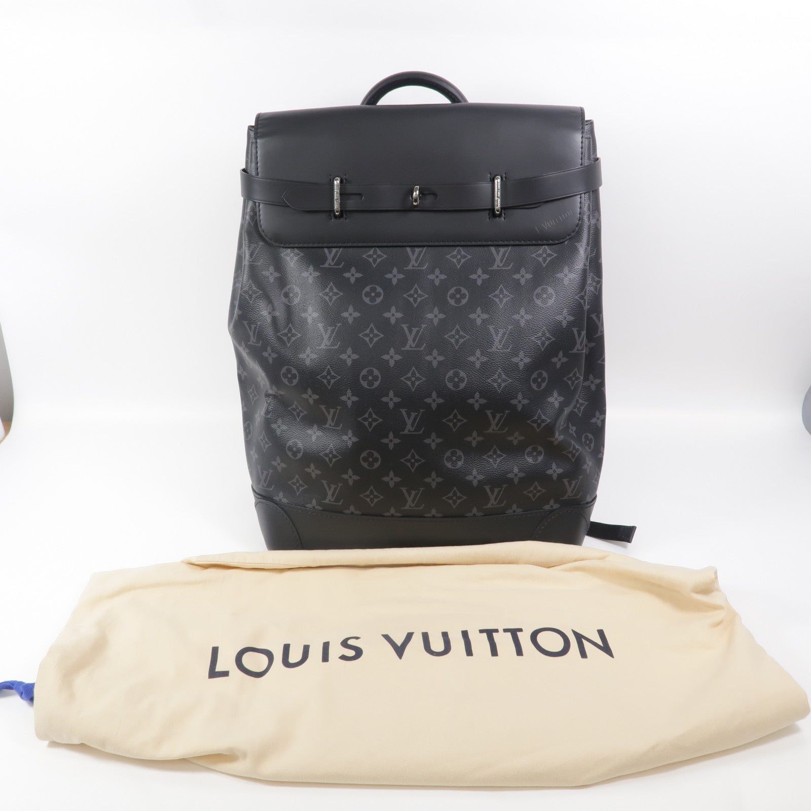 LOUIS VUITTON Monogram Eclipse Steamer背包