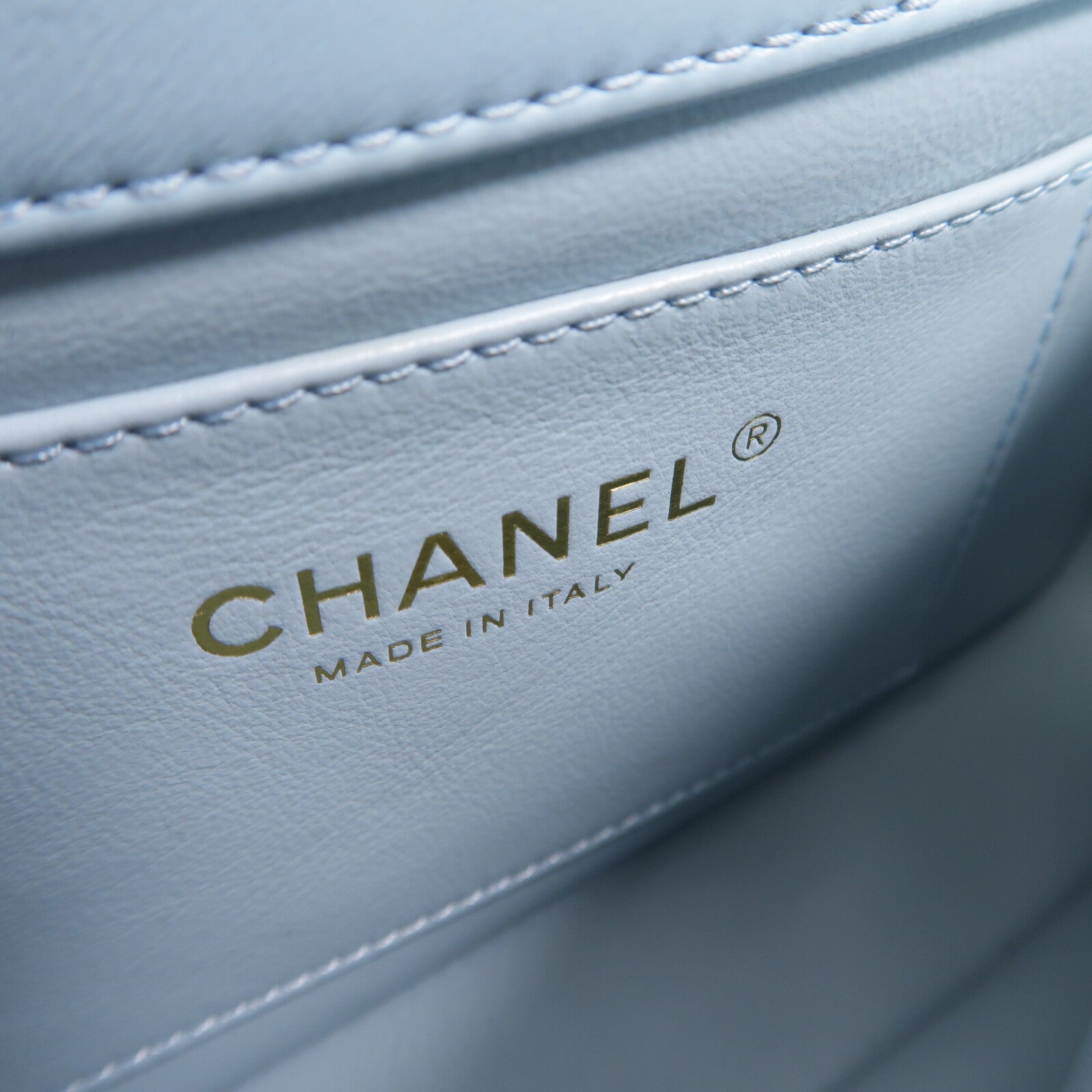 CHANEL 牛皮皮革Chain shoulder鏈帶肩背袋
