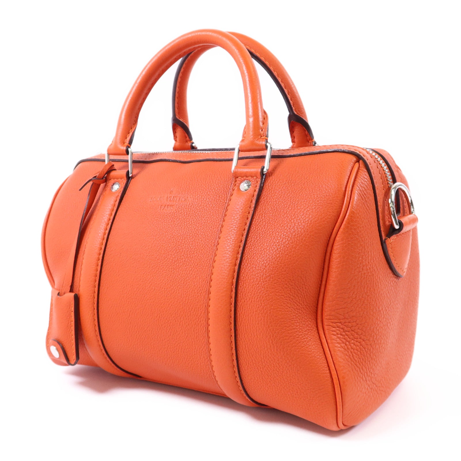 LOUIS VUITTON Cachemire皮革Sofia Coppola BB銀扣手挽肩背兩用袋