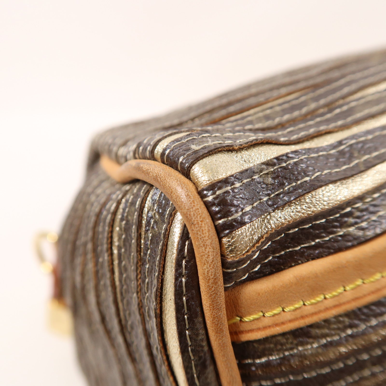 LOUIS VUITTON LV GHW Speedy Bandouliere 30 2 Way Bag M40357 Monogram Eden Brown