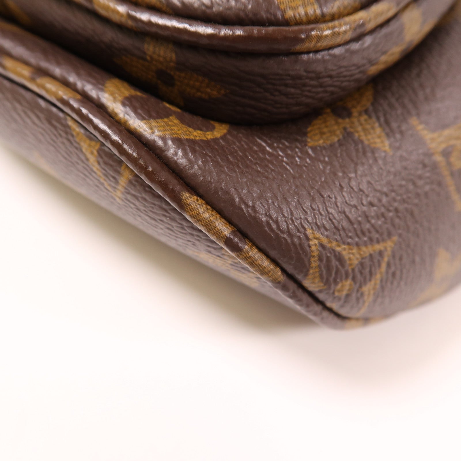 LOUIS VUITTON Monogram Mini Bumbag金扣手挽肩背兩用袋棕色