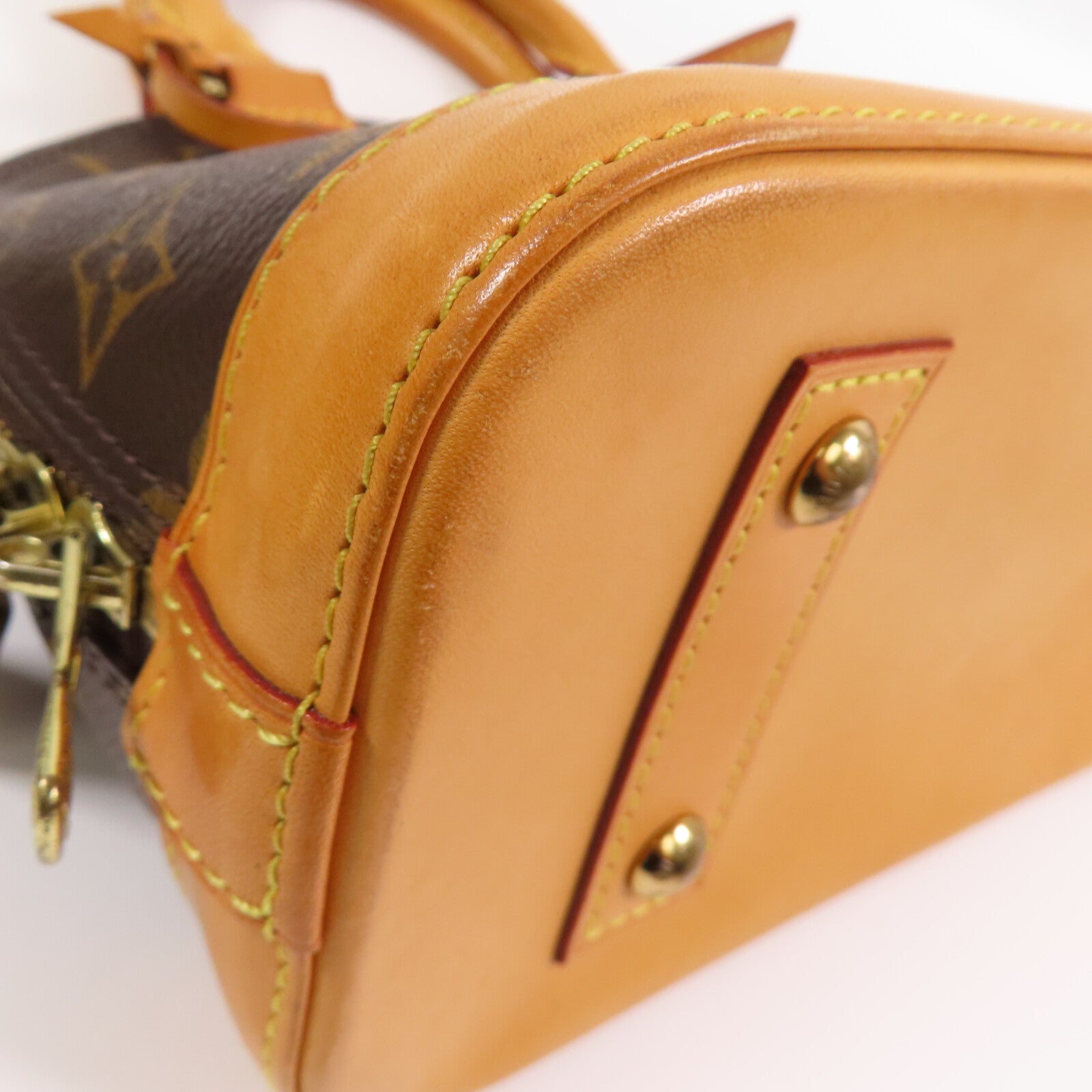 LOUIS VUITTON Monogram Alma BB金扣手挽肩背兩用袋