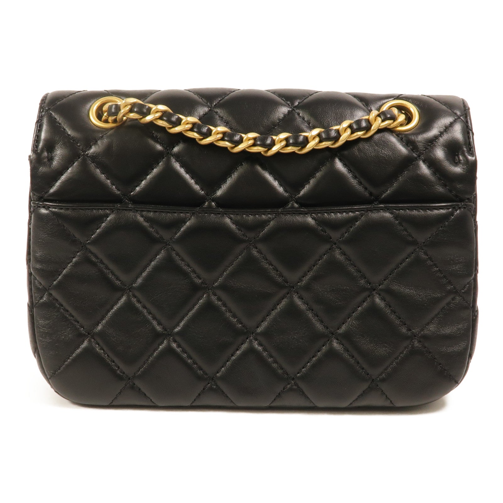 CHANEL 羊皮皮革Mini Flap Bag鏈帶肩背袋