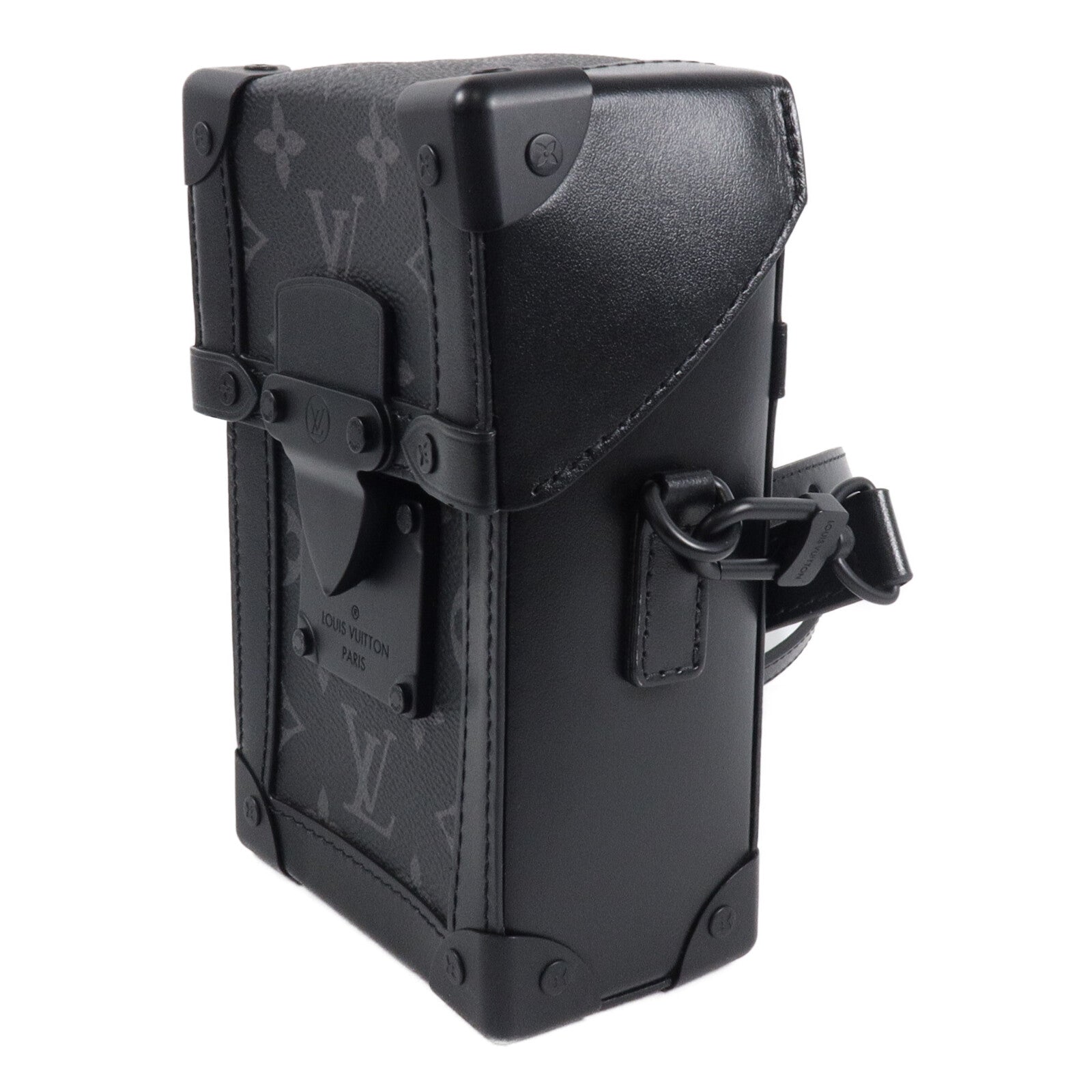 LOUIS VUITTON Monogram Eclipse Trunk Vertical肩背袋