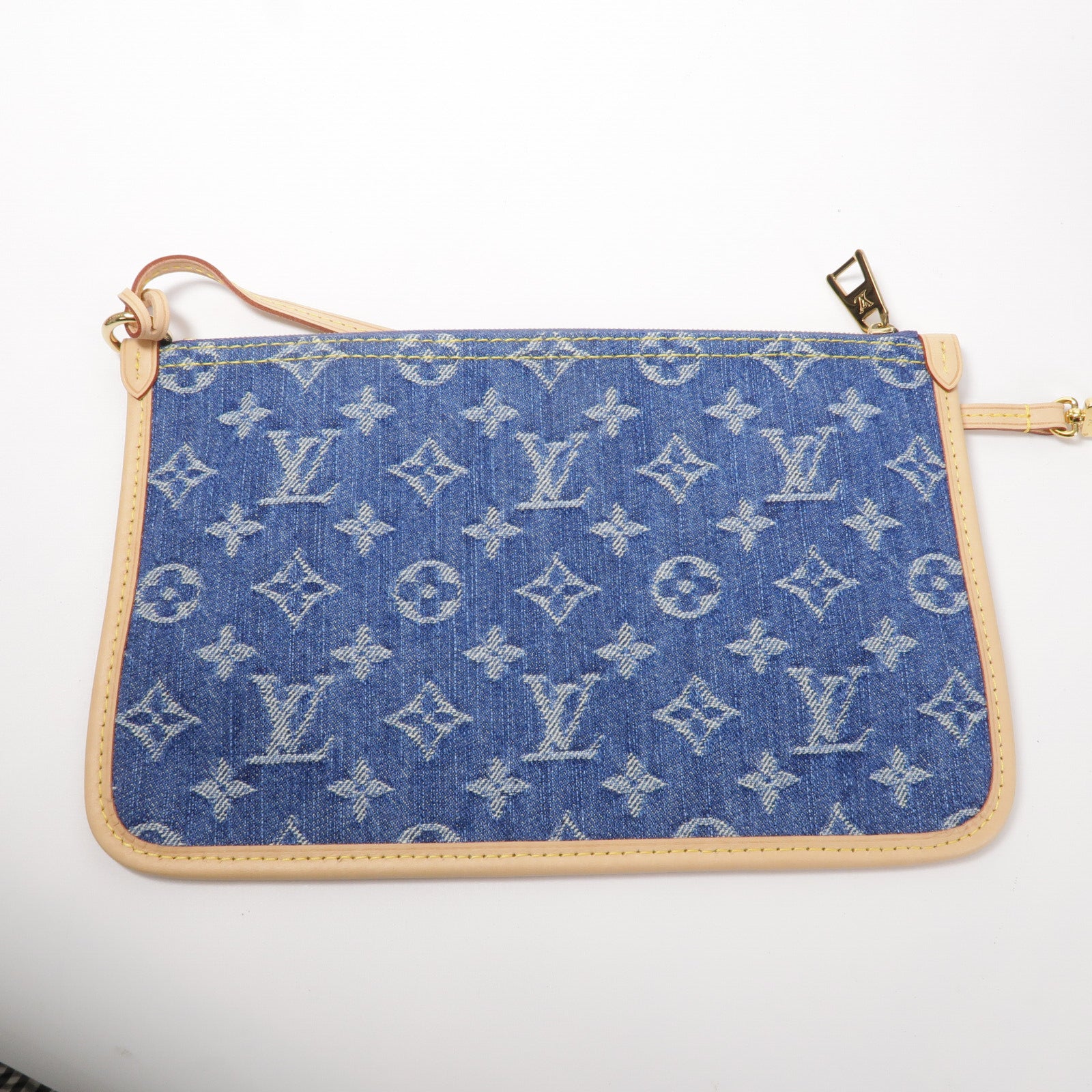 LOUIS VUITTON 牛仔布Neverfull MM手挽袋