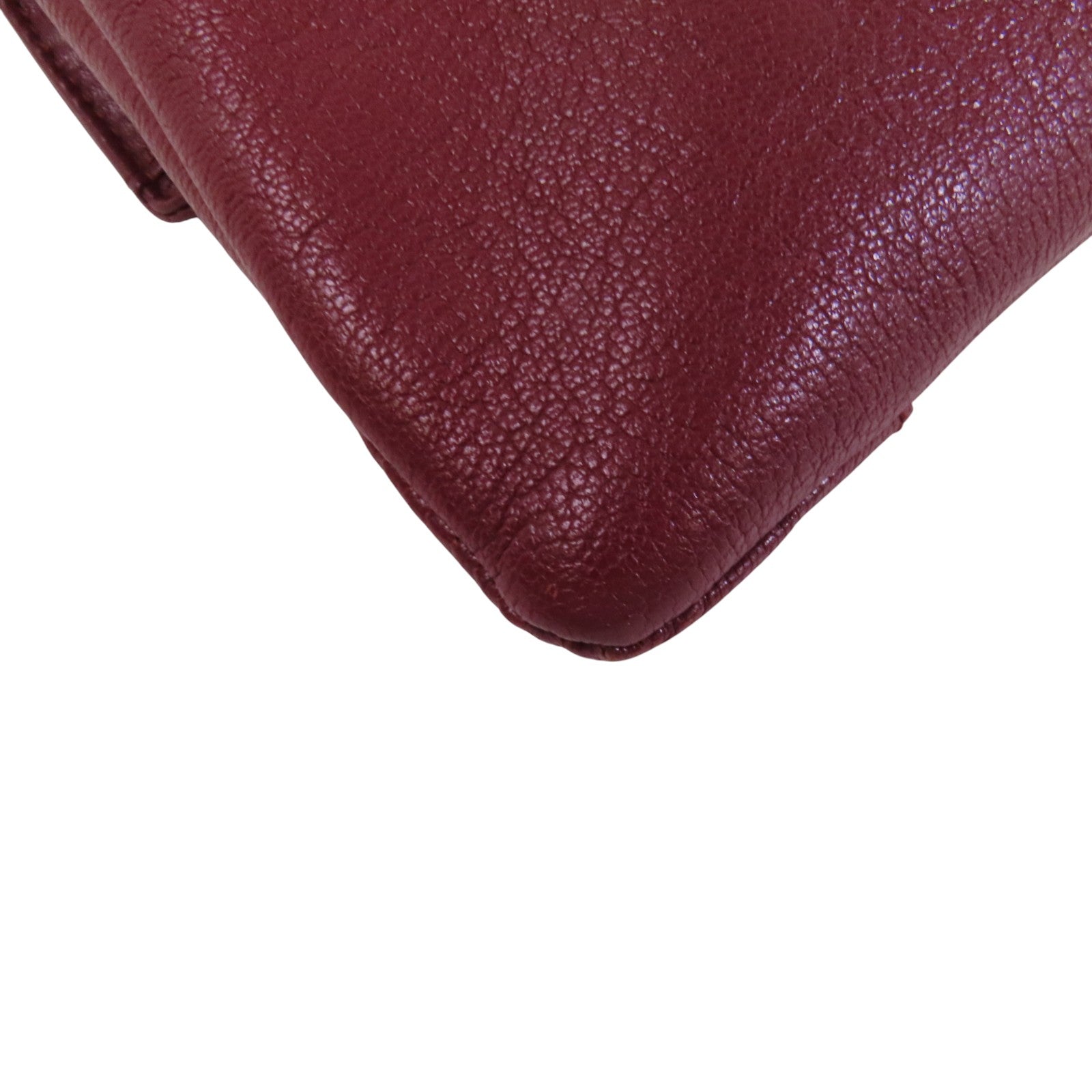 BALENCIAGA 羊皮皮革Edge Envelope金扣肩背/手拿兩用袋