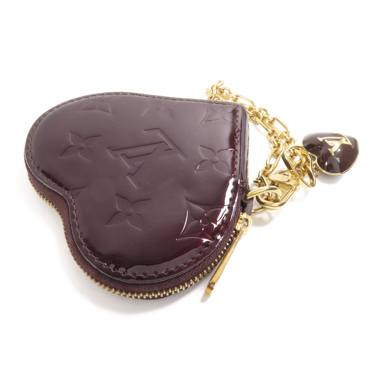LOUIS VUITTON Vernis Coin Case金扣零錢包