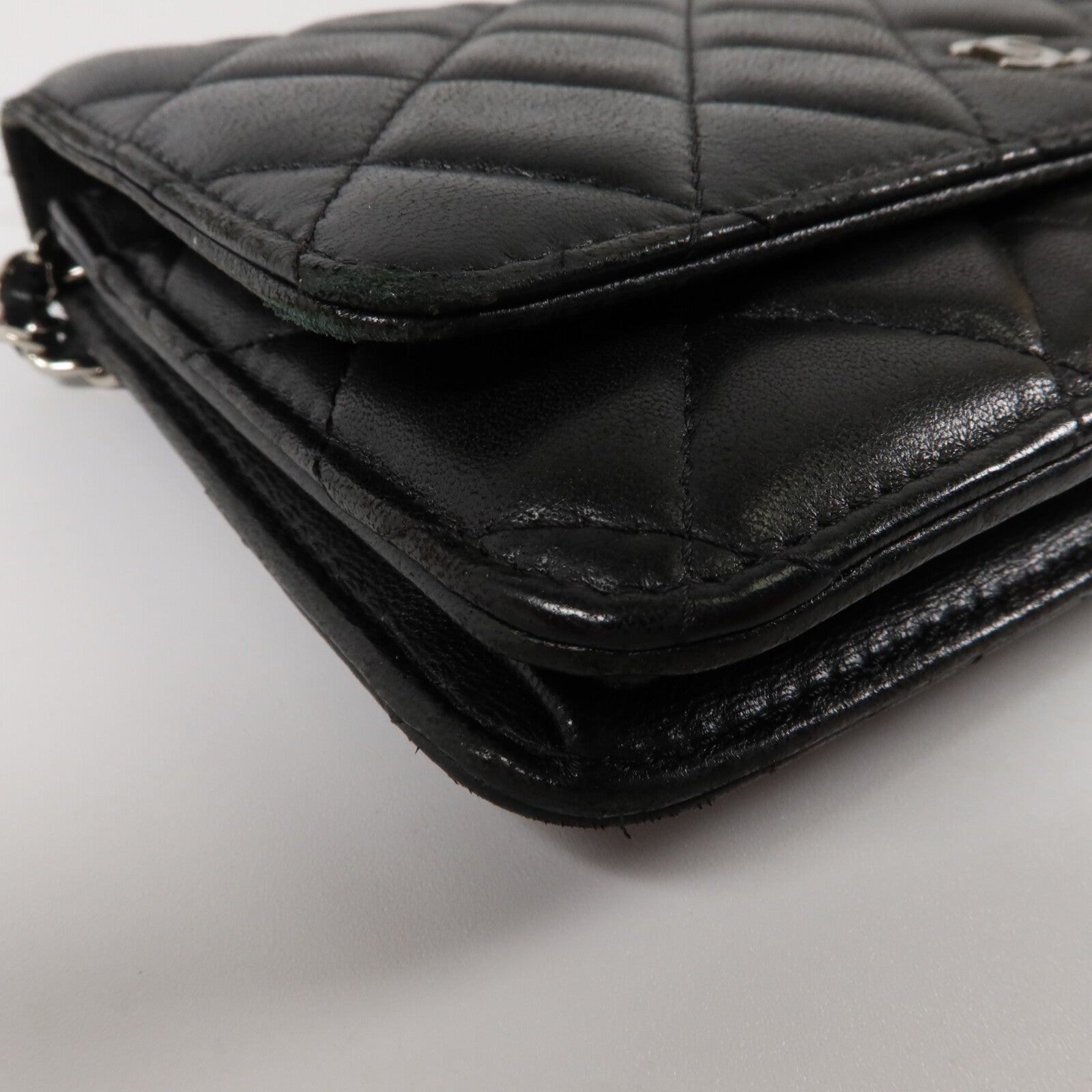 CHANEL 羊皮皮革WOC Wallet On Chain鏈帶肩背袋