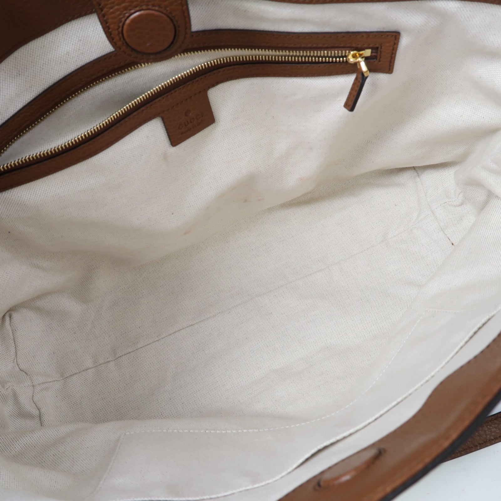 GUCCI 【激減優惠】牛仔布/皮革Tote Bag金扣肩背袋藍色