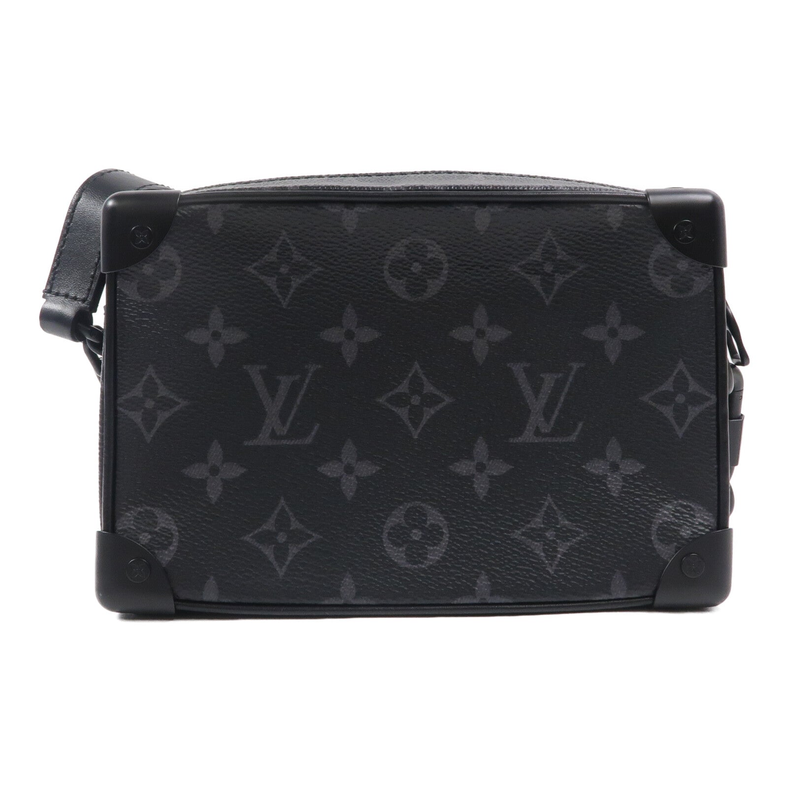 LOUIS VUITTON Monogram Eclipse Mini Soft Trunk肩背袋