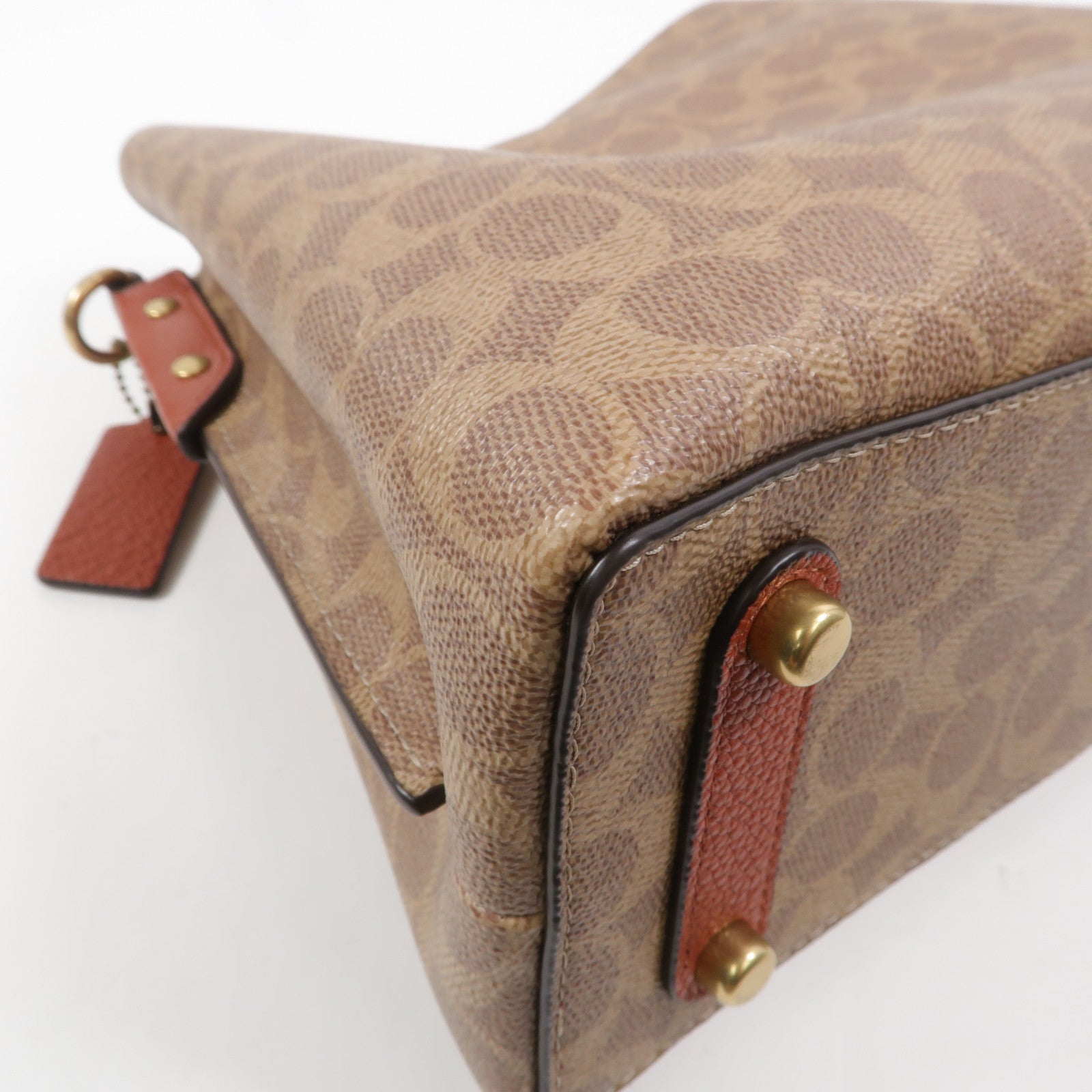 COACH 塗層帆布Shoulder Bag肩背袋