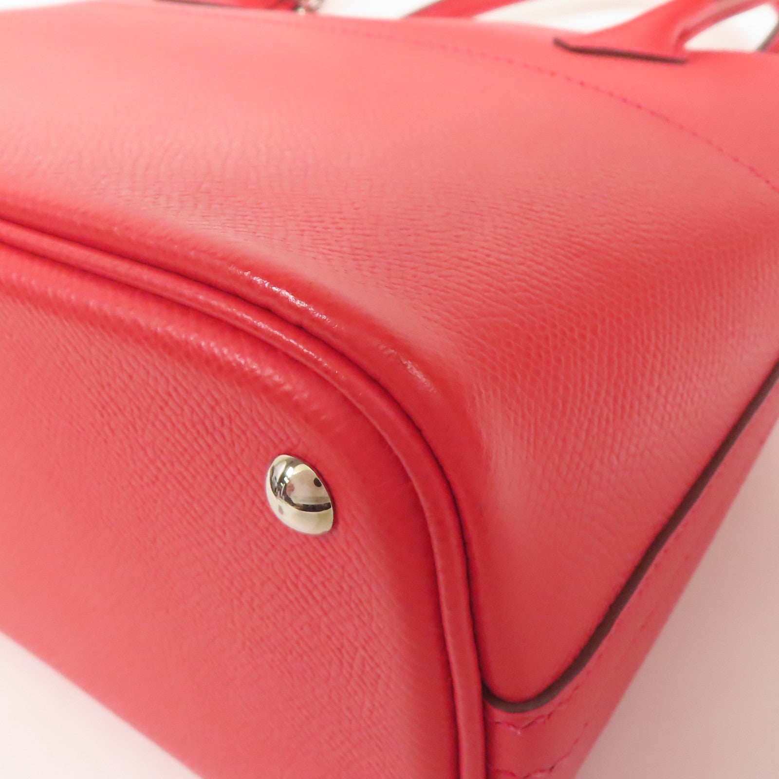 HERMES Epsom皮革Bolide 27銀扣手挽肩背兩用袋Bougainvillea