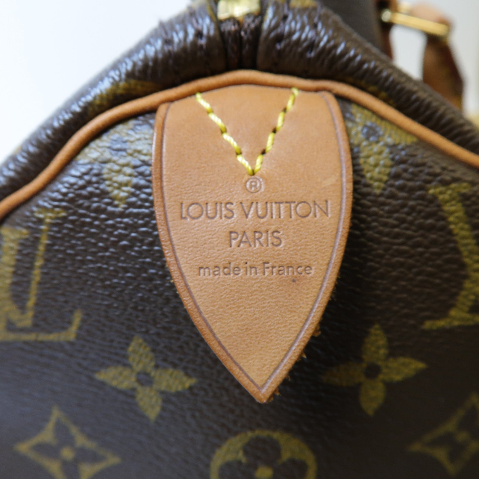 LOUIS VUITTON 【激減優惠】Monogram Speedy 30金扣手挽袋啡色