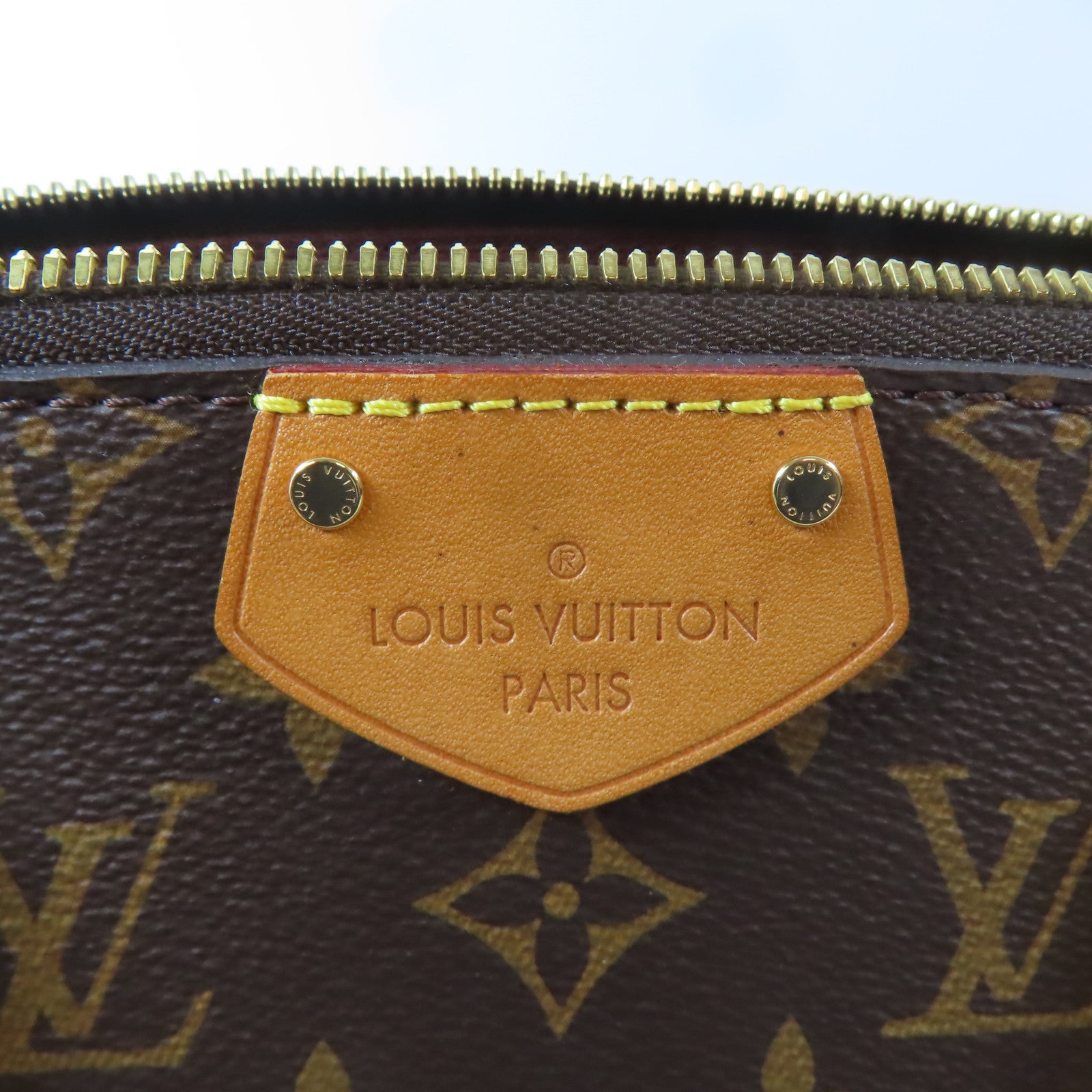 LOUIS VUITTON Monogram Turenne MM金扣手挽肩背兩用袋棕色
