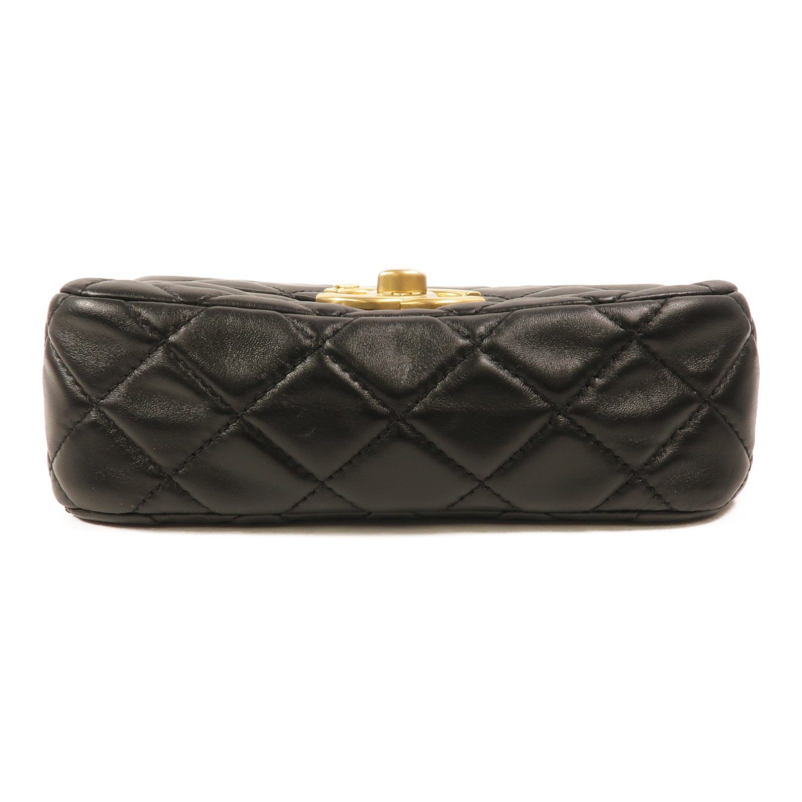 CHANEL 羊皮皮革Mini Flap Bag鏈帶肩背袋