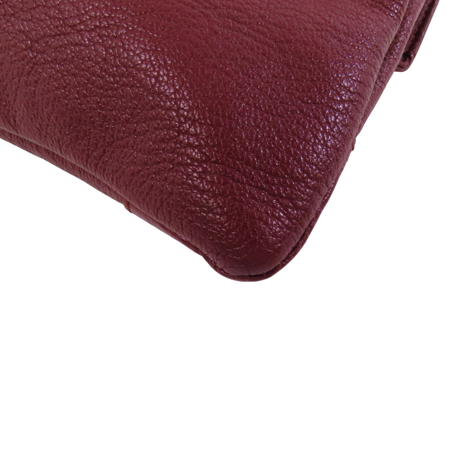 BALENCIAGA 羊皮皮革Edge Envelope金扣肩背/手拿兩用袋