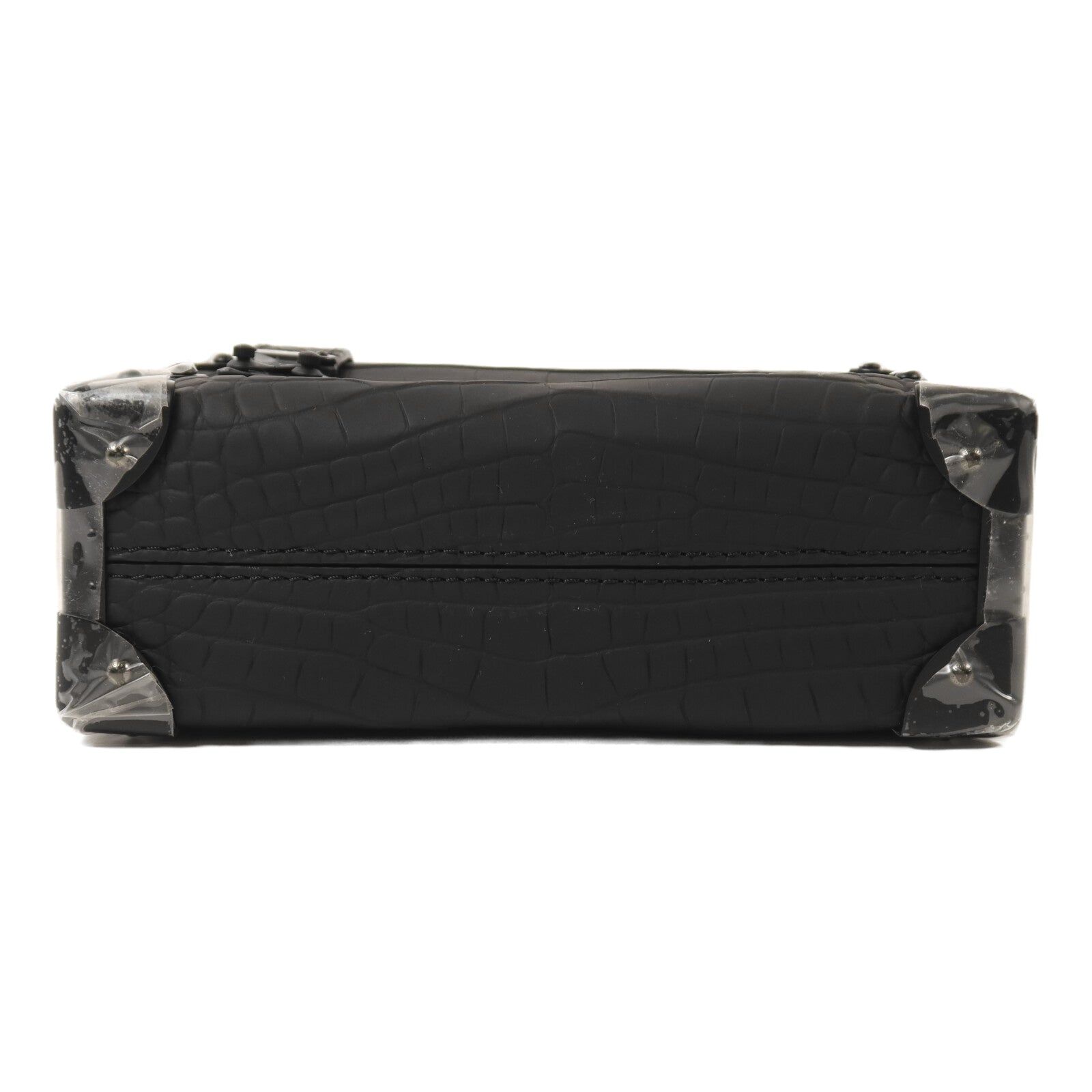 LOUIS VUITTON 鱷魚皮革Side Trunk PM手挽肩背兩用袋