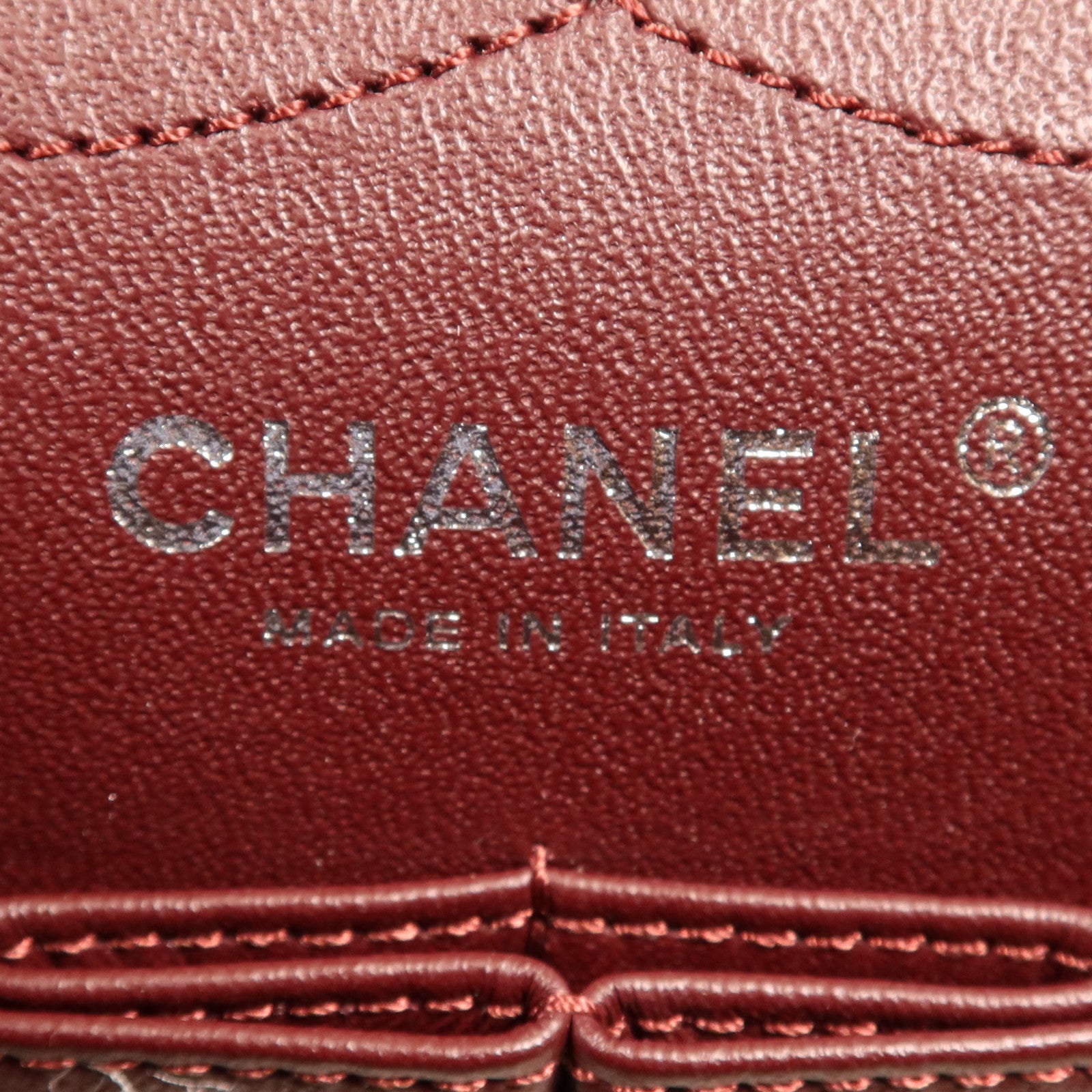 CHANEL 牛皮皮革2.55銀扣鏈帶肩背袋