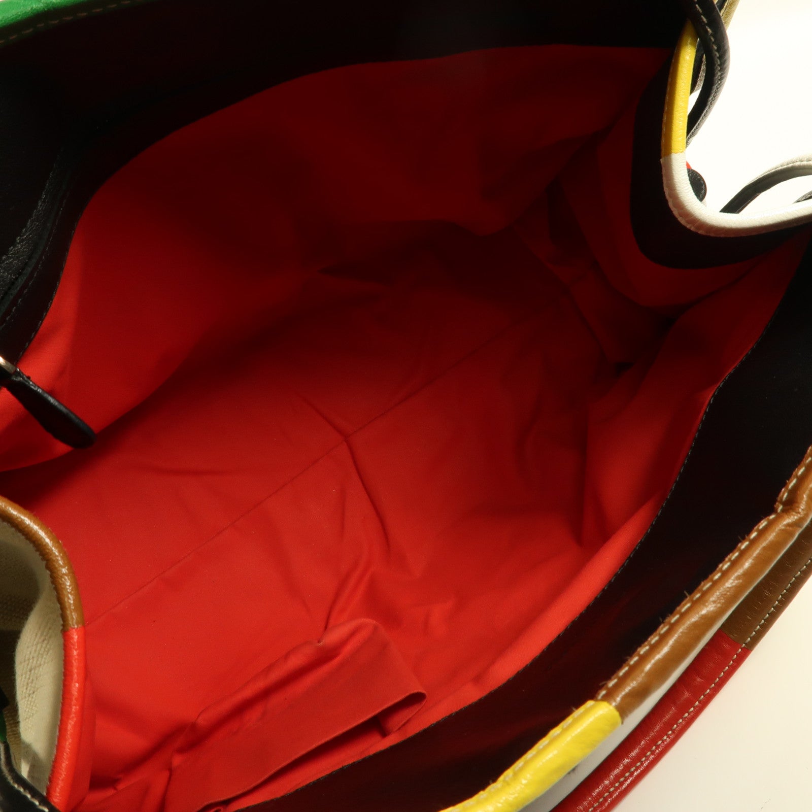BOTTEGA VENETA 帆布Tote Bag銀扣手挽袋黑色/米色