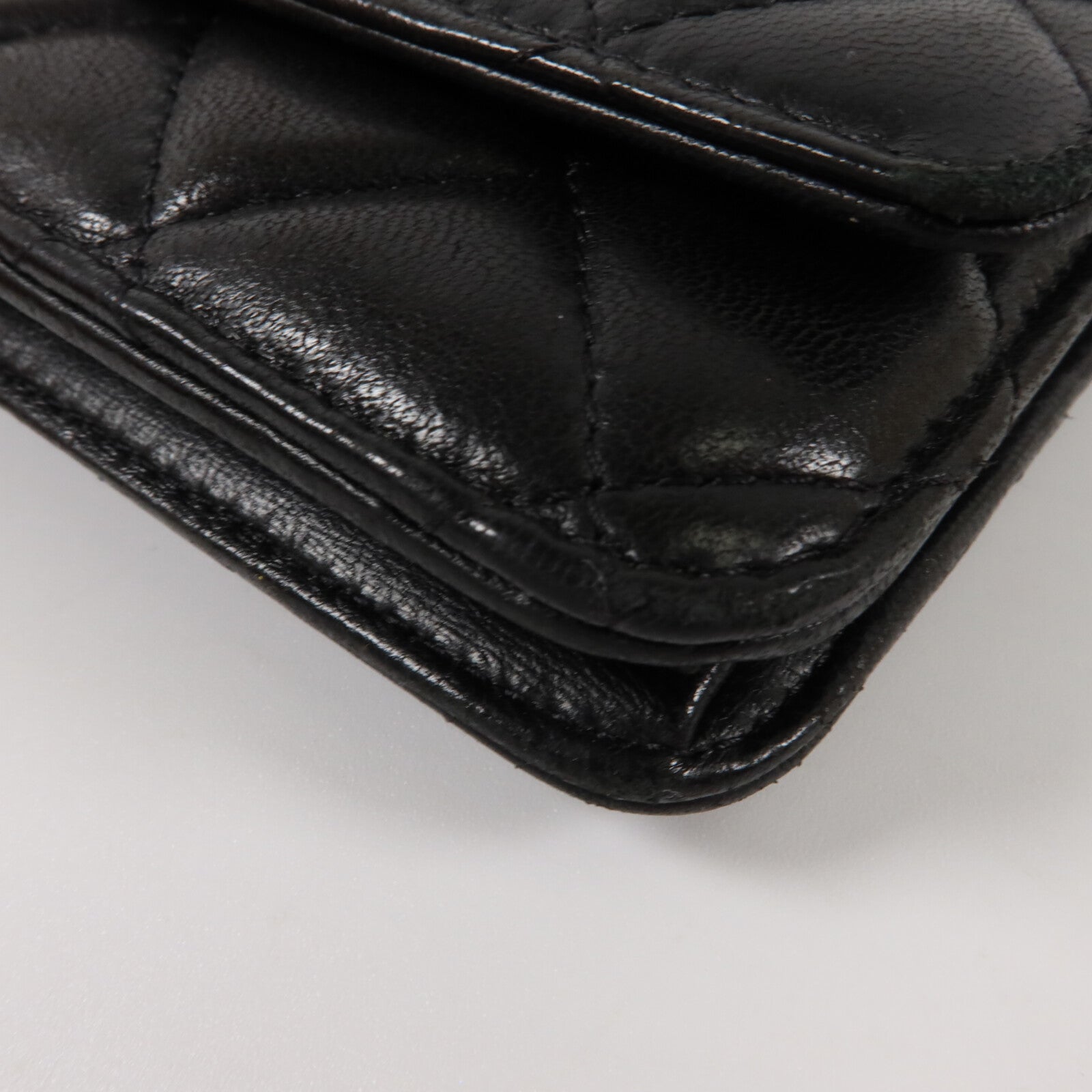 CHANEL 羊皮皮革WOC Wallet On Chain鏈帶肩背袋