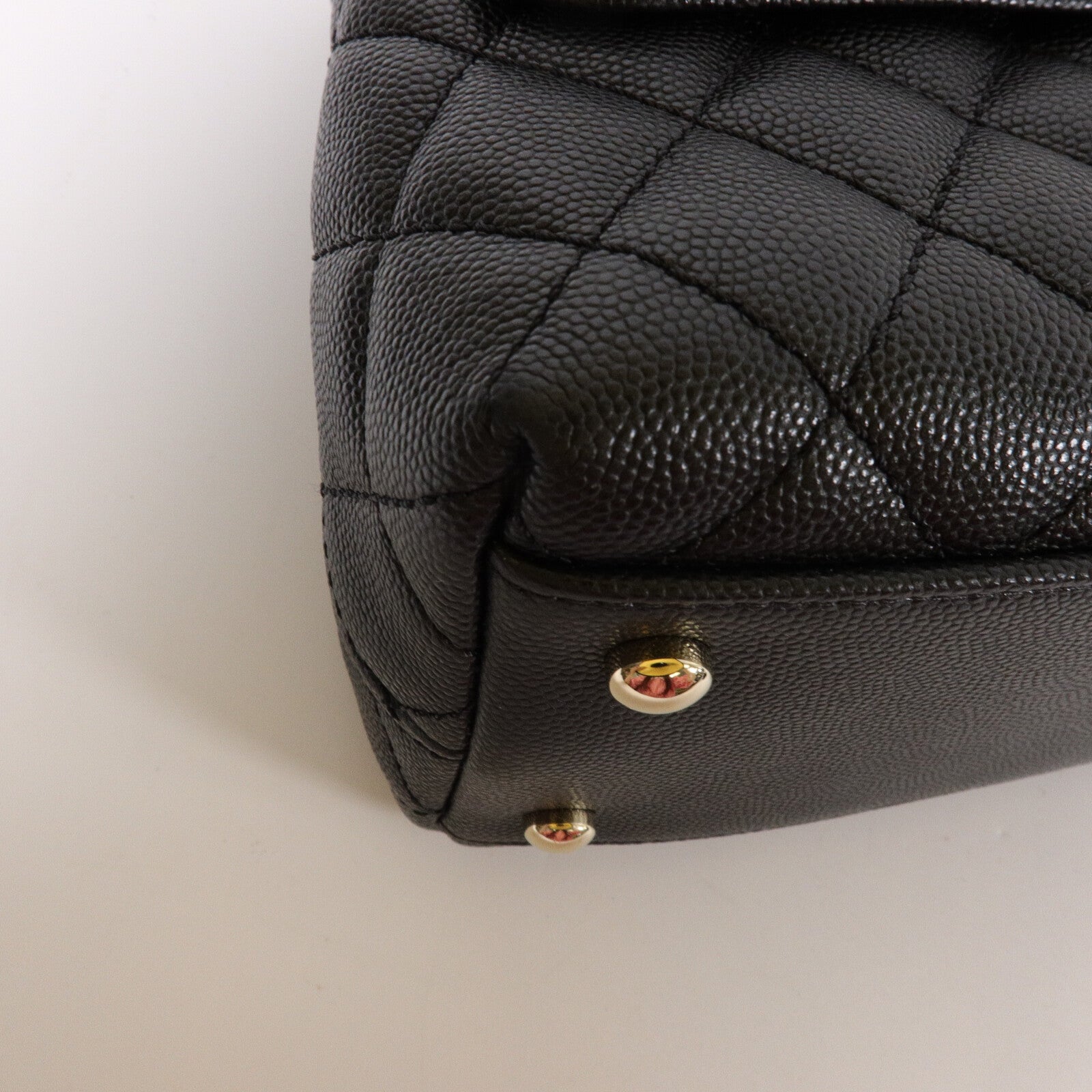 CHANEL 牛皮皮革Coco Handle Medium手挽肩背兩用袋