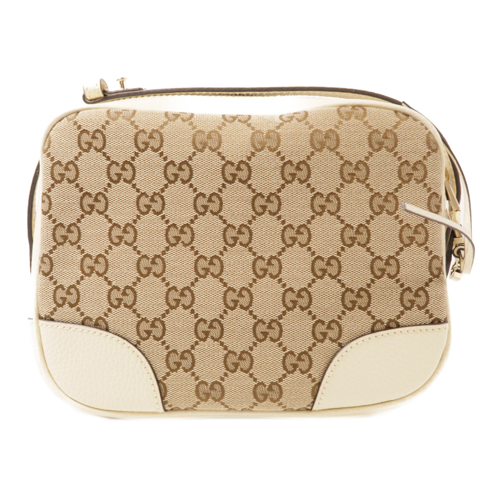 GUCCI 帆布Shoulder Bag金扣肩背袋