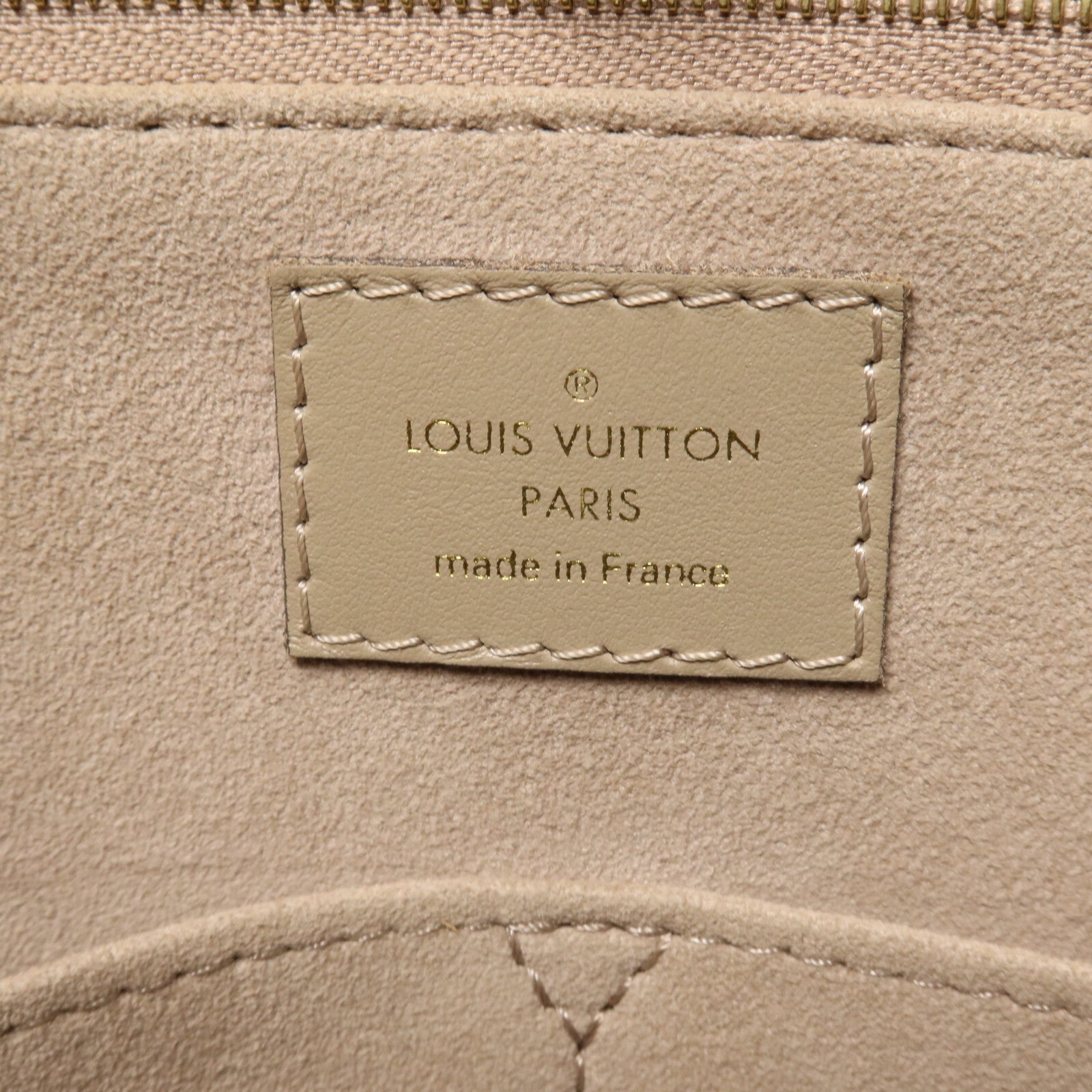LOUIS VUITTON Monogram Empreinte On The Go MM手挽肩背兩用袋