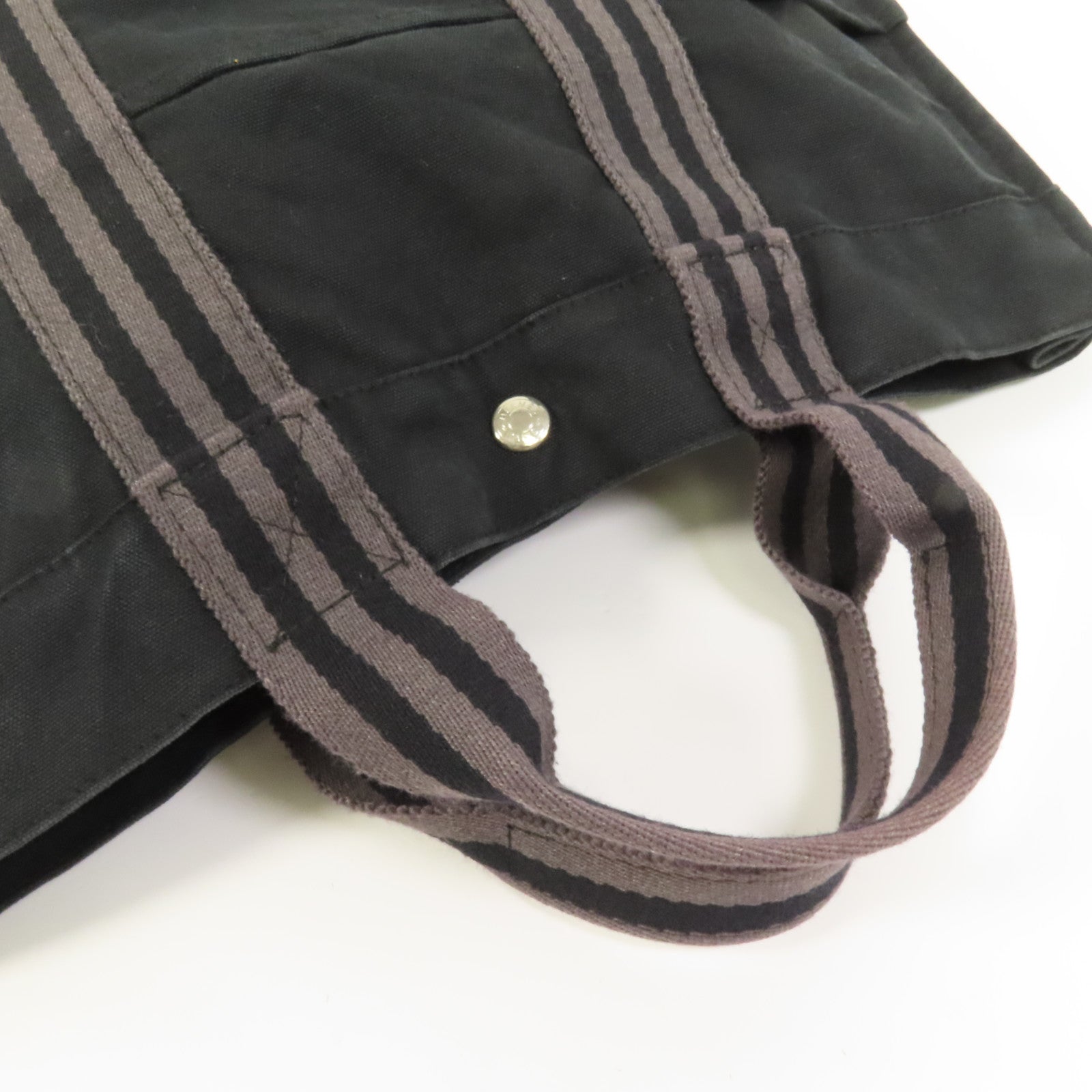 HERMES 【激減優惠】帆布Fourre Tout Tote PM銀扣手挽袋