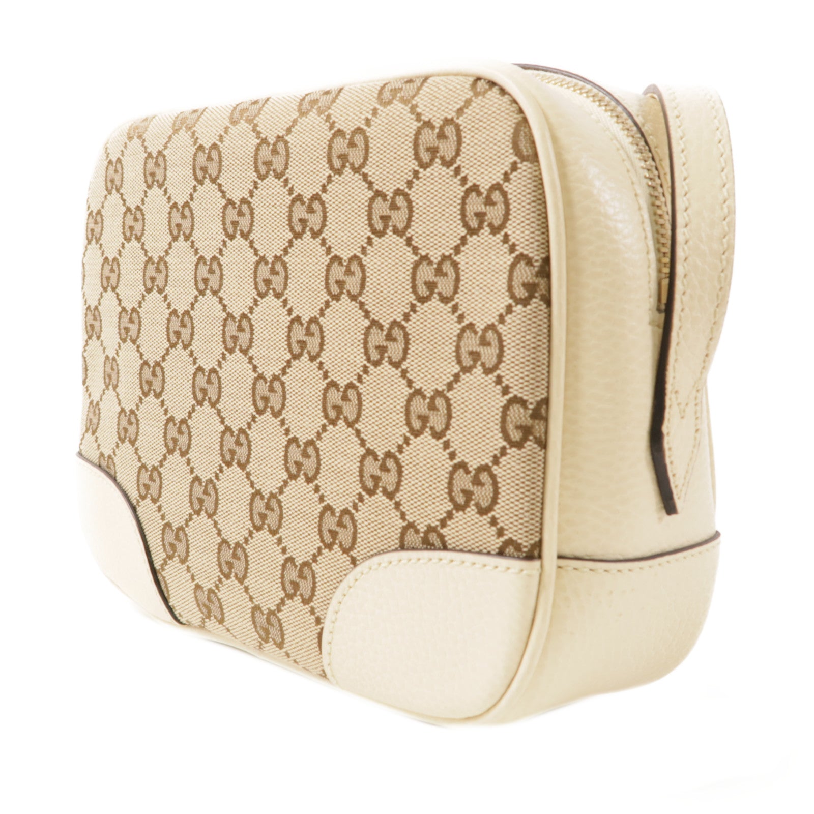 GUCCI 帆布Shoulder Bag金扣肩背袋