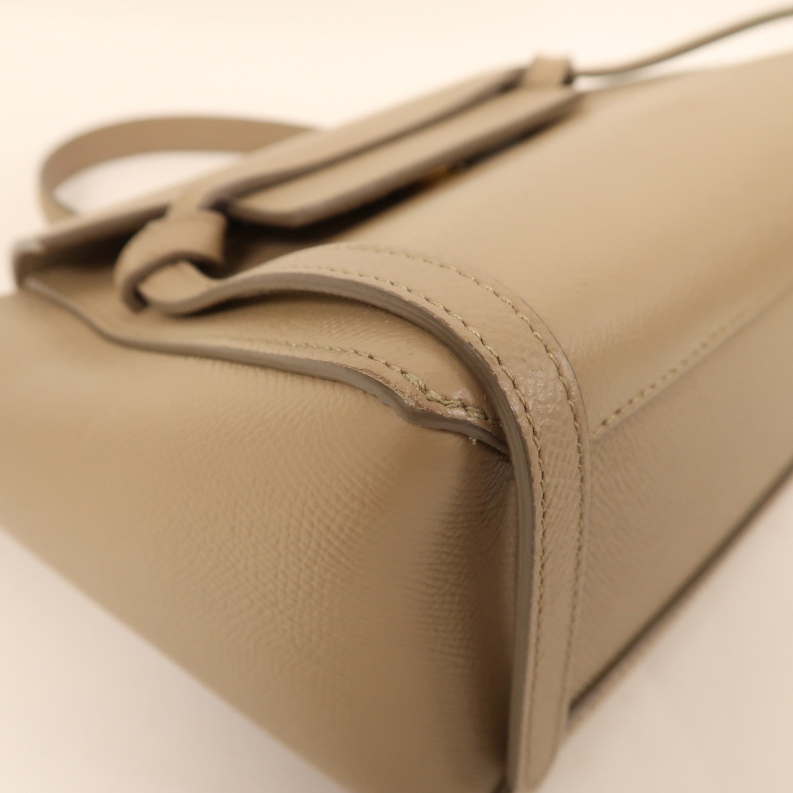 CELINE 牛皮皮革Nano Belt Bag金扣手挽肩背兩用袋