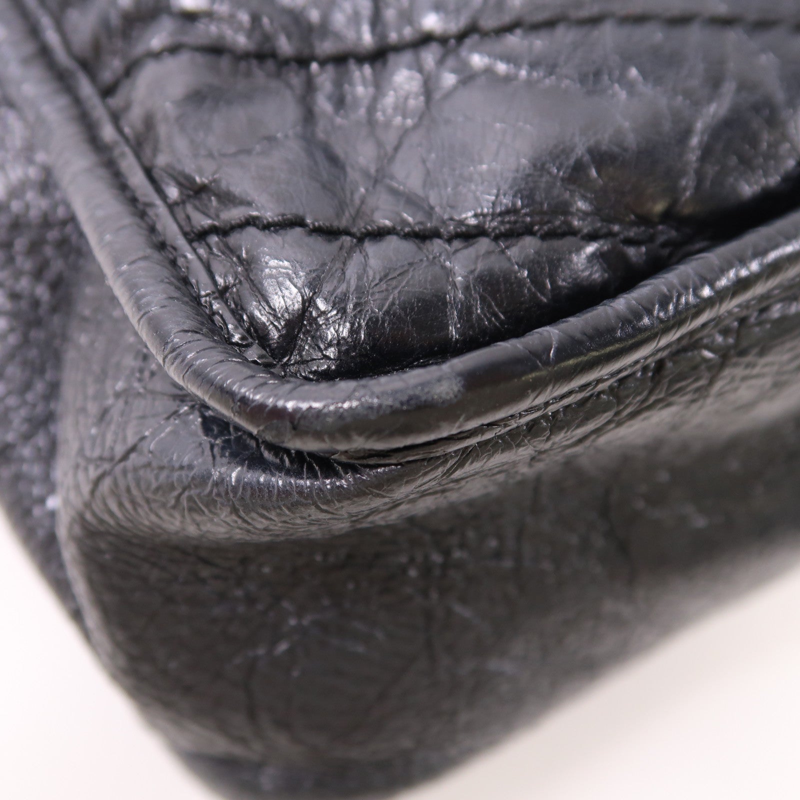 SAINT LAURENT 牛皮皮革Niki鏈帶肩背袋深藍色