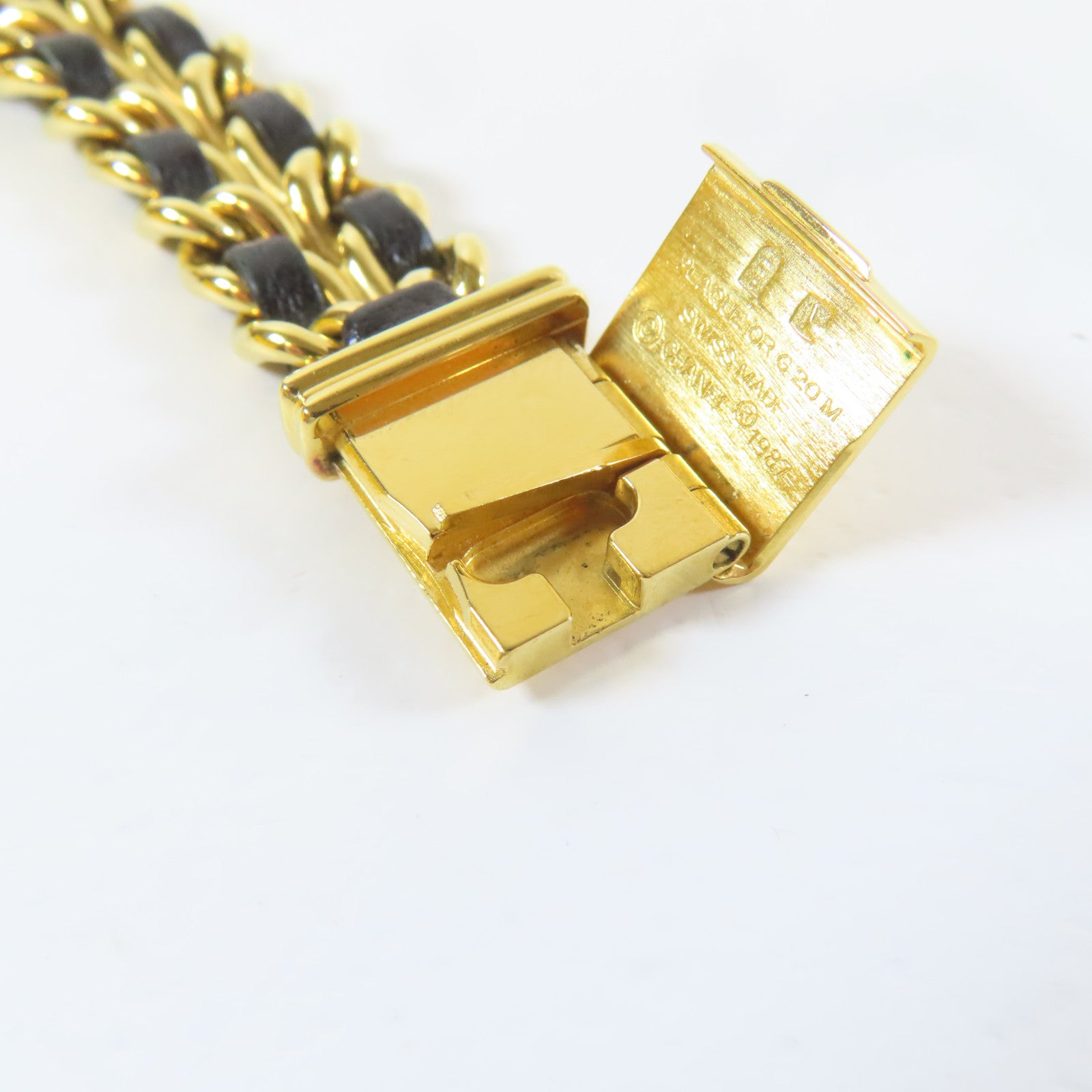 CHANEL Premiere M鍍金手錶石英機芯黑色