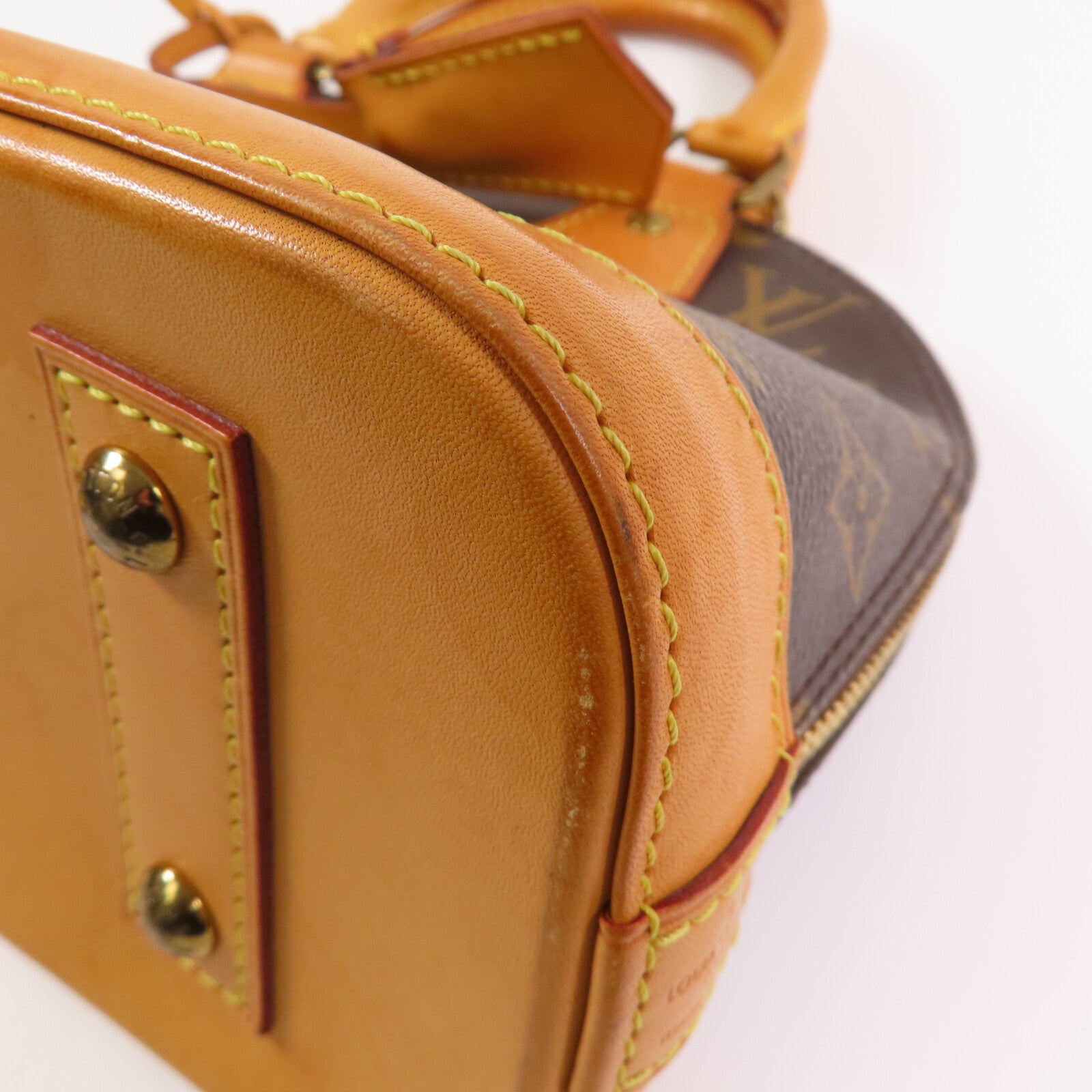 LOUIS VUITTON Monogram Alma BB金扣手挽肩背兩用袋